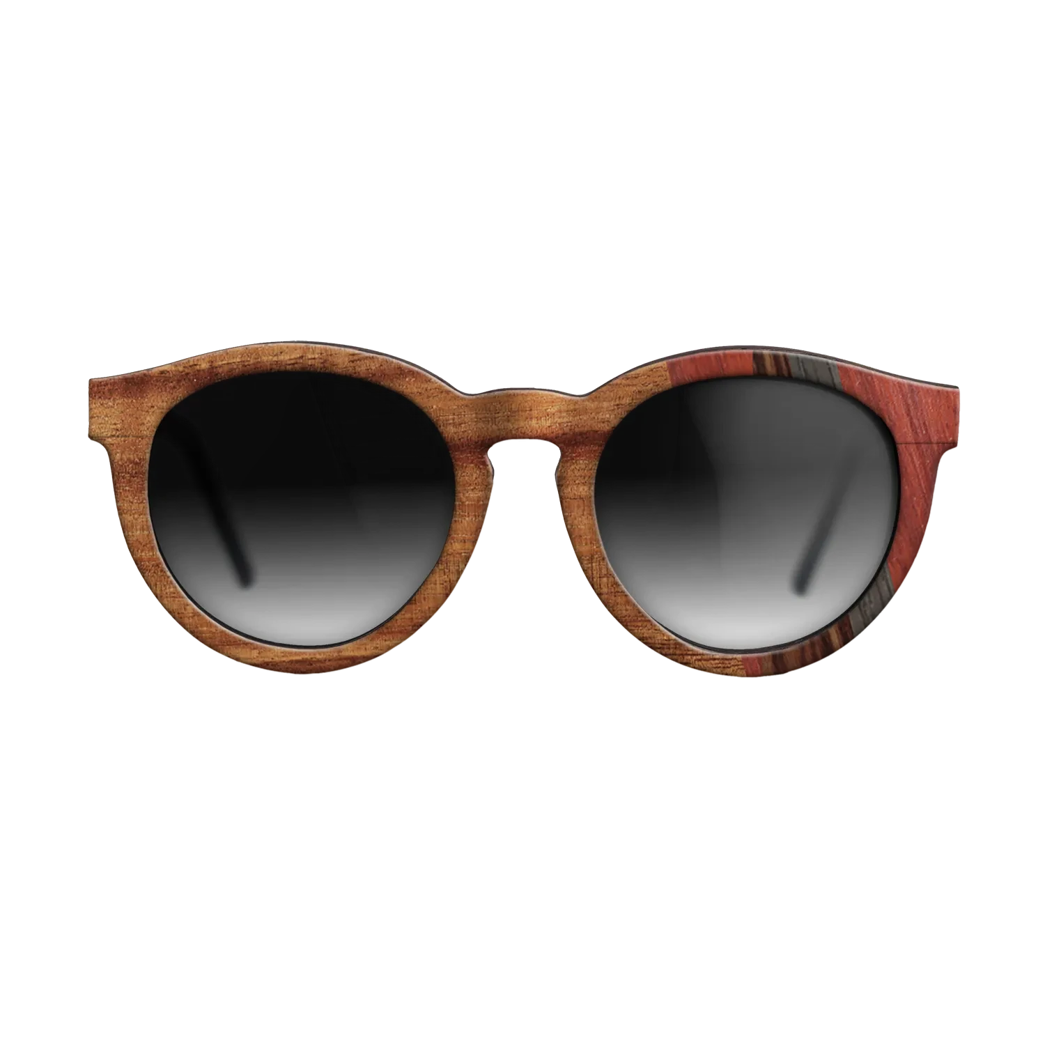 Walnut: Straight Grain,Koa,Poplar Dyed: Red,Kingwood,Fumed Oak: Fractal - The Rebel - Round - 879 - SIRIS wood optic