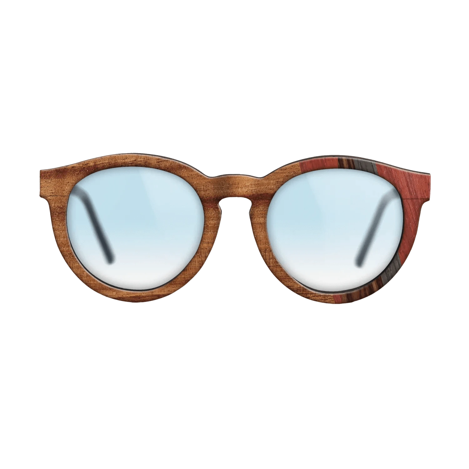 Walnut: Straight Grain,Koa,Poplar Dyed: Red,Kingwood,Fumed Oak: Fractal - The Rebel - Round - 879 - SIRIS wood optic