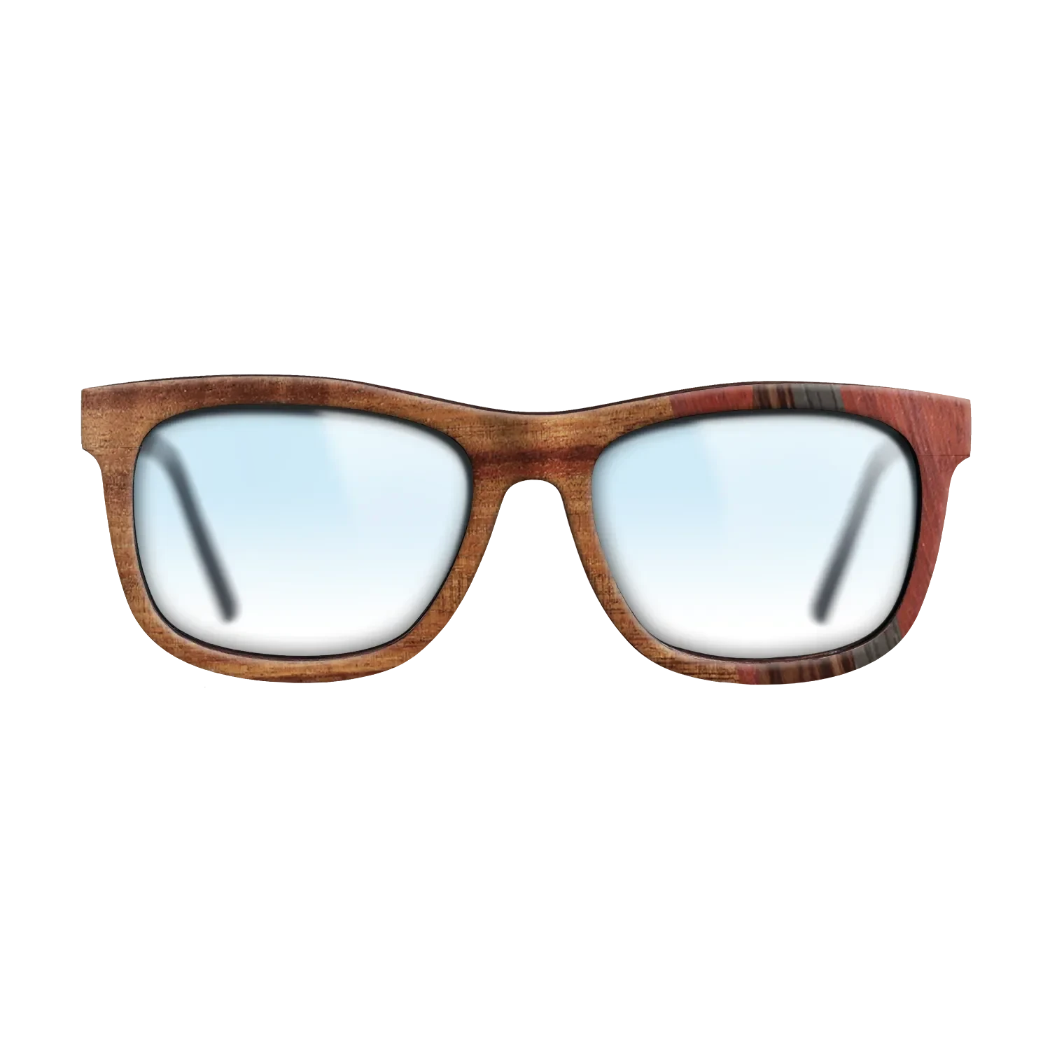 Walnut: Straight Grain,Koa,Poplar Dyed: Red,Kingwood,Fumed Oak: Fractal - The Hero - Square - 879 - SIRIS wood optic