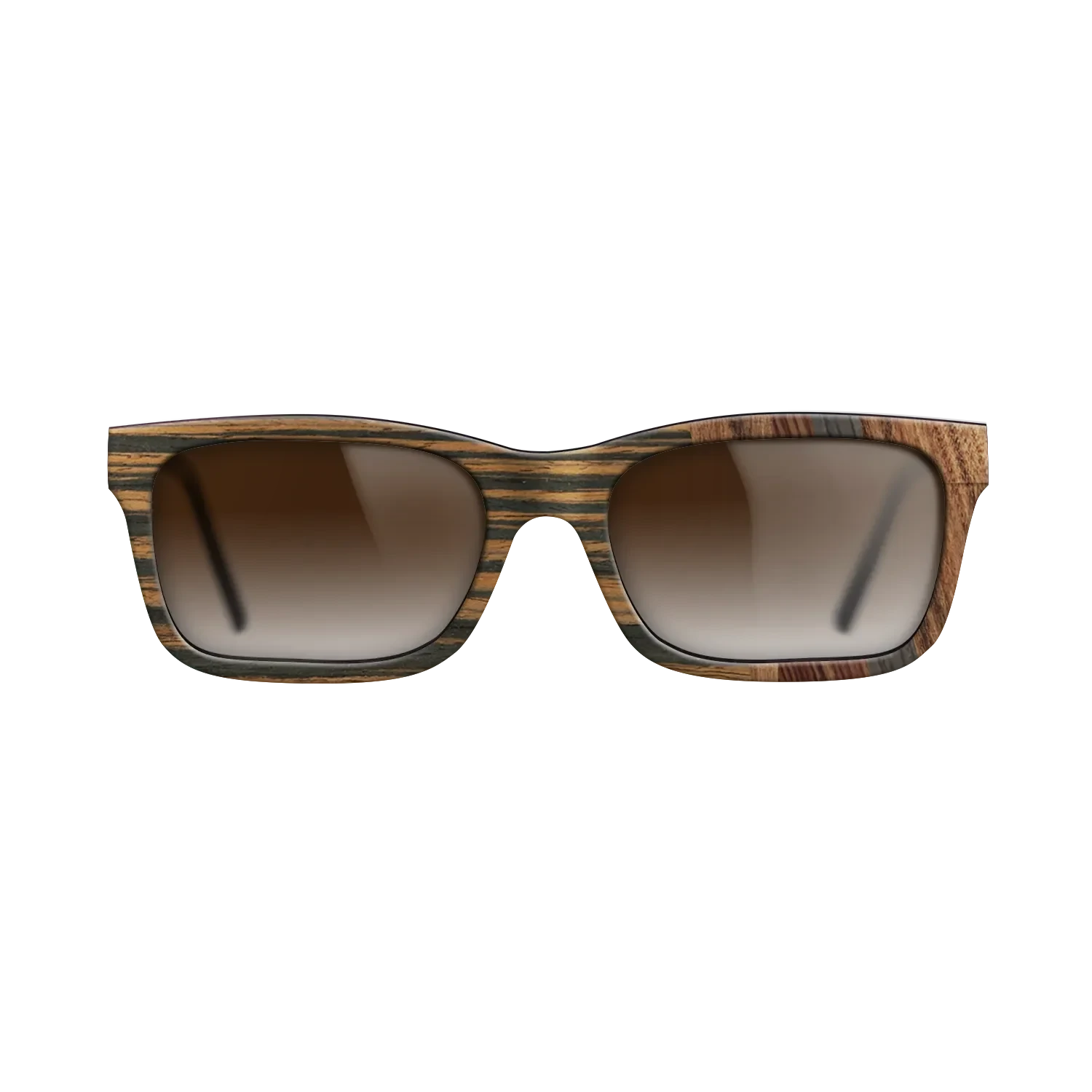 Walnut: Straight Grain,Italian Ebony,Santos Rosewood Dark,Rosewood Reconstituted: Fractal - The Sage - Rectangle - 870 - SIRIS wood optic