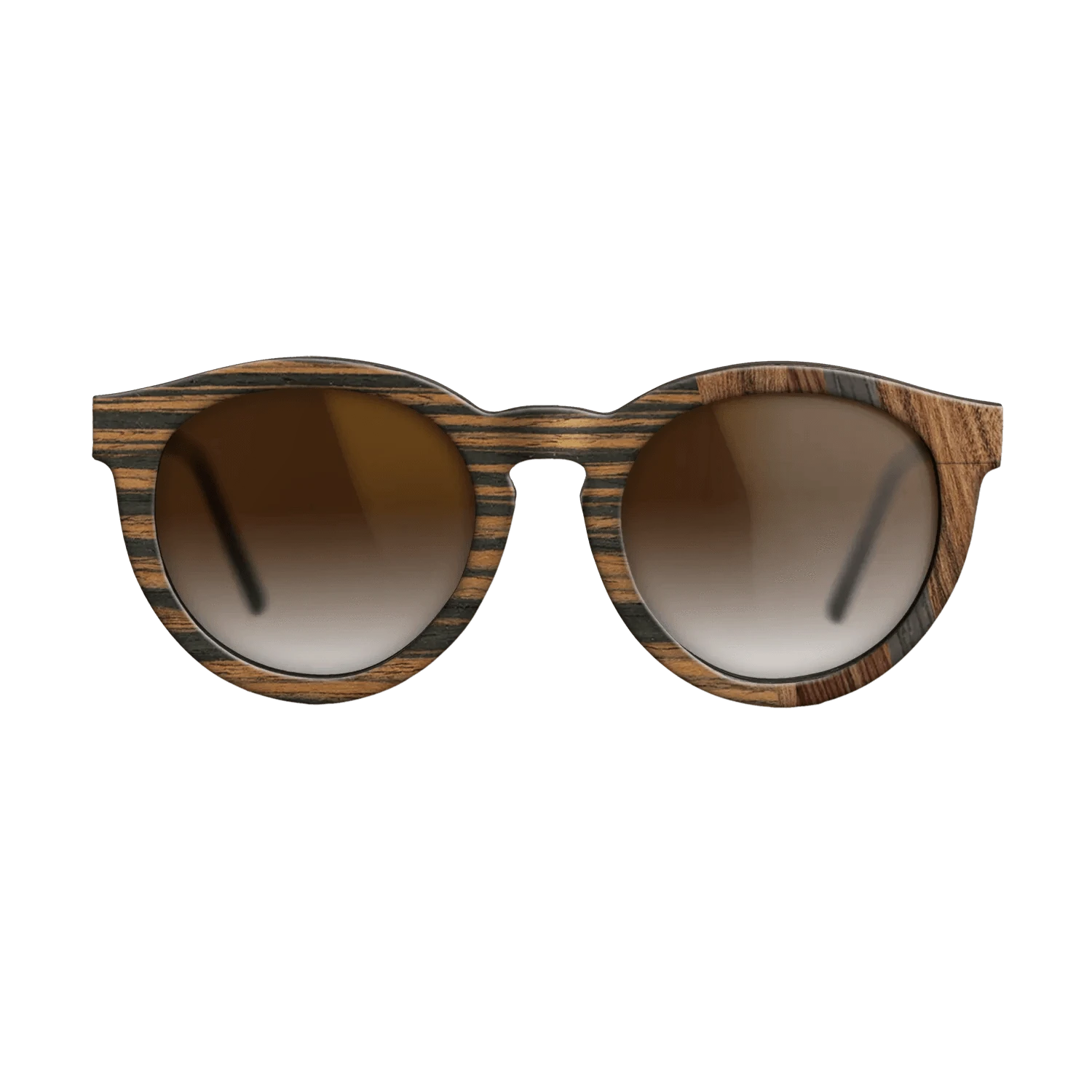 Walnut: Straight Grain,Italian Ebony,Santos Rosewood Dark,Rosewood Reconstituted: Fractal - The Rebel - Round - 870 - SIRIS wood optic