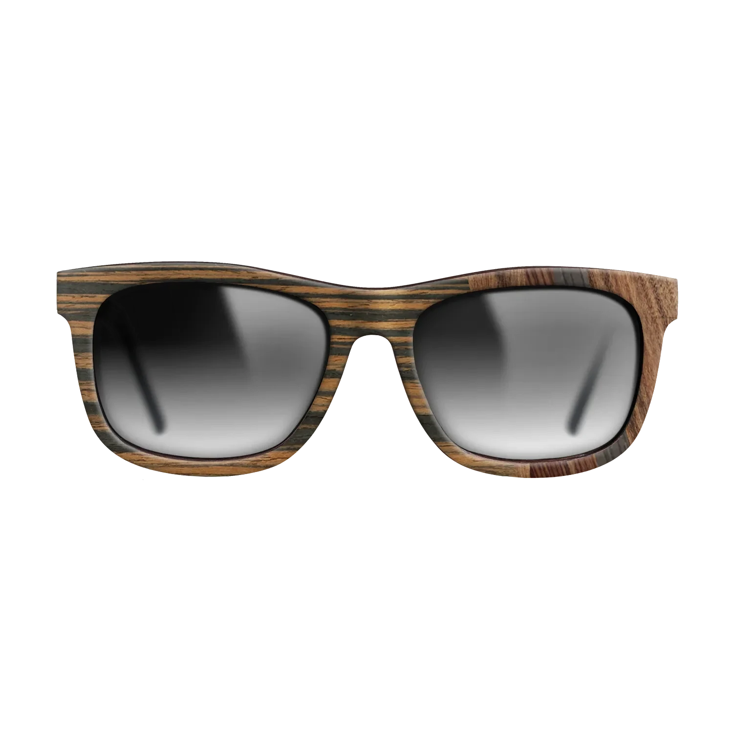 Walnut: Straight Grain,Italian Ebony,Santos Rosewood Dark,Rosewood Reconstituted: Fractal - The Hero - Square - 870 - SIRIS wood optic