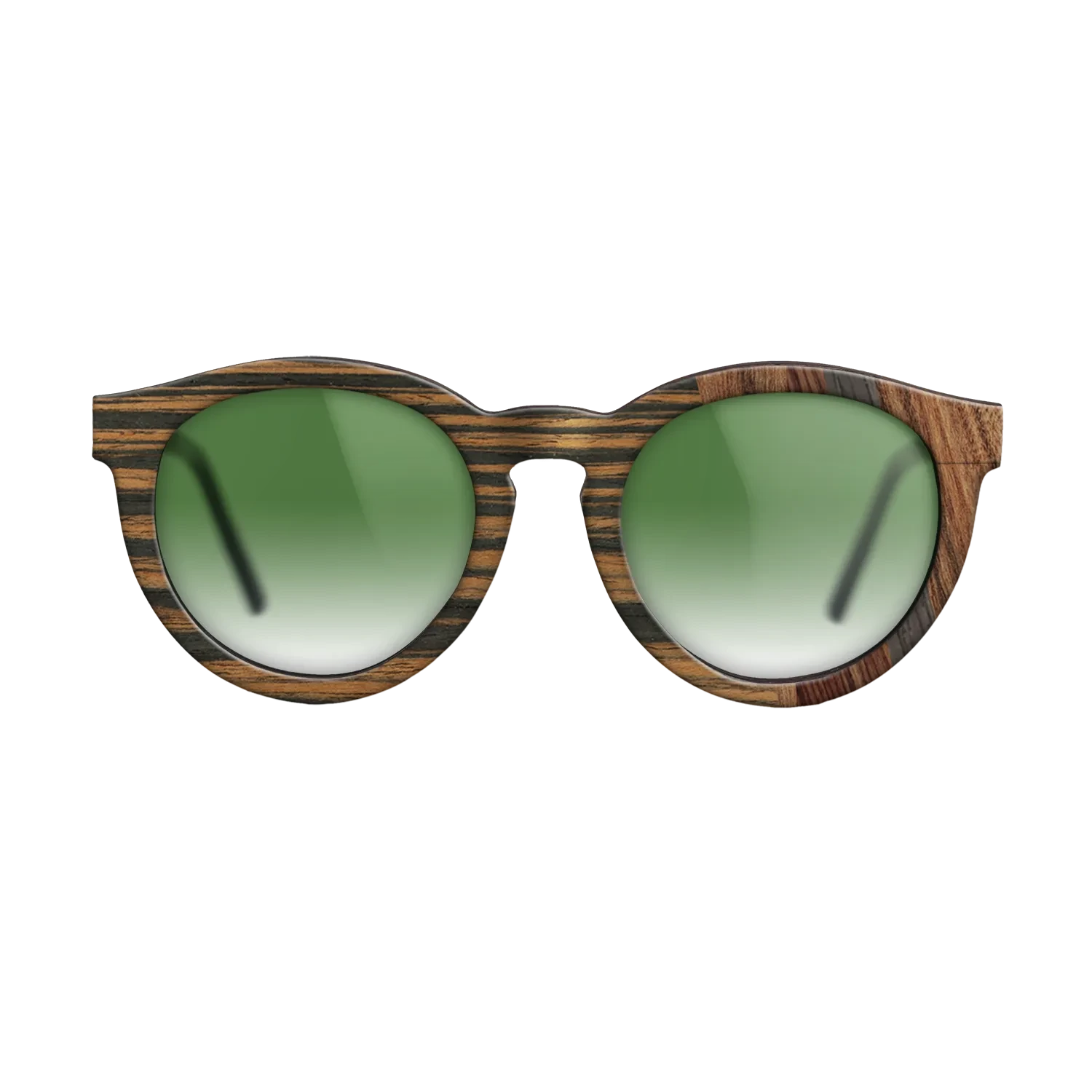 Walnut: Straight Grain,Italian Ebony,Santos Rosewood Dark,Rosewood Reconstituted: Fractal - The Rebel - Round - 870 - SIRIS wood optic