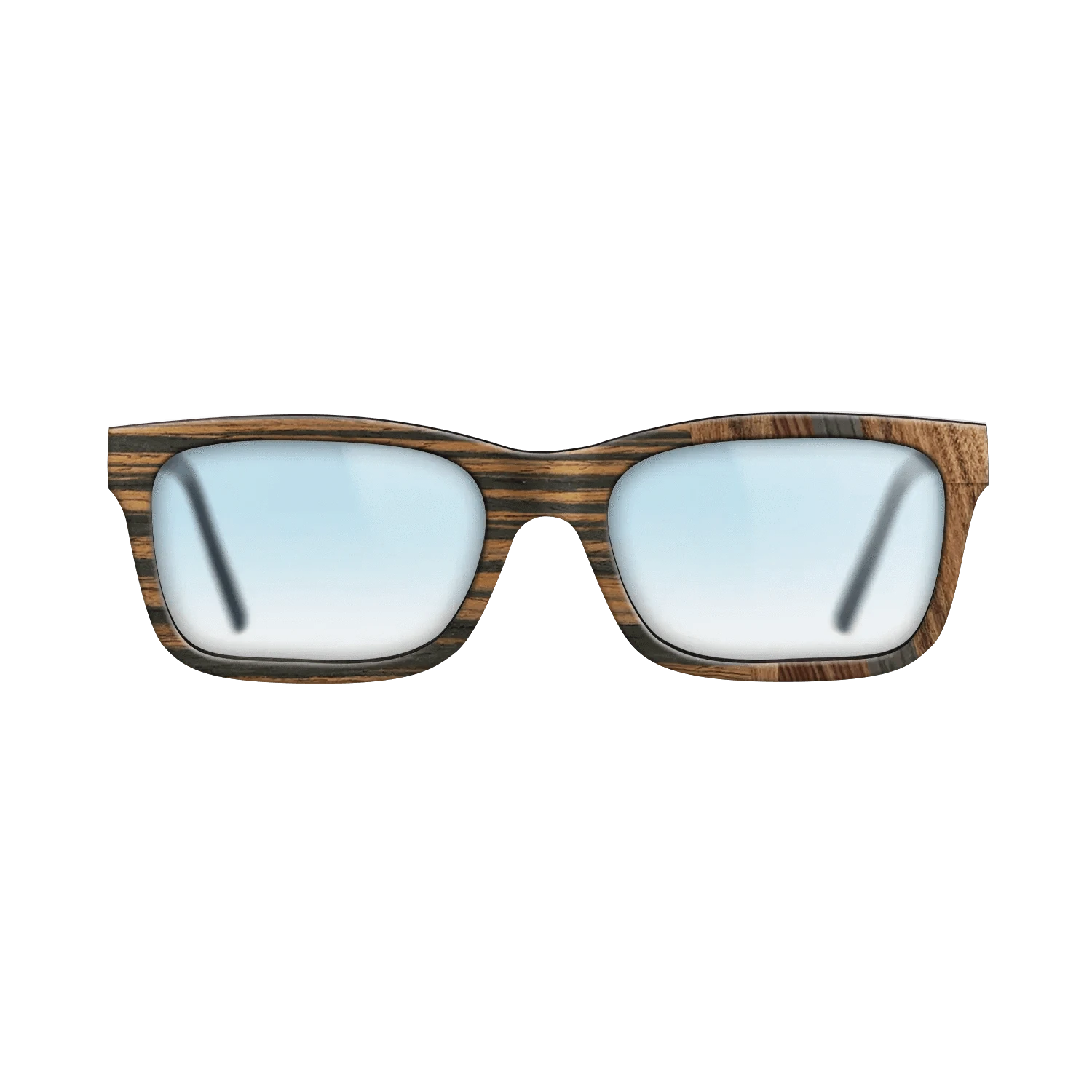 Walnut: Straight Grain,Italian Ebony,Santos Rosewood Dark,Rosewood Reconstituted: Fractal - The Sage - Rectangle - 870 - SIRIS wood optic