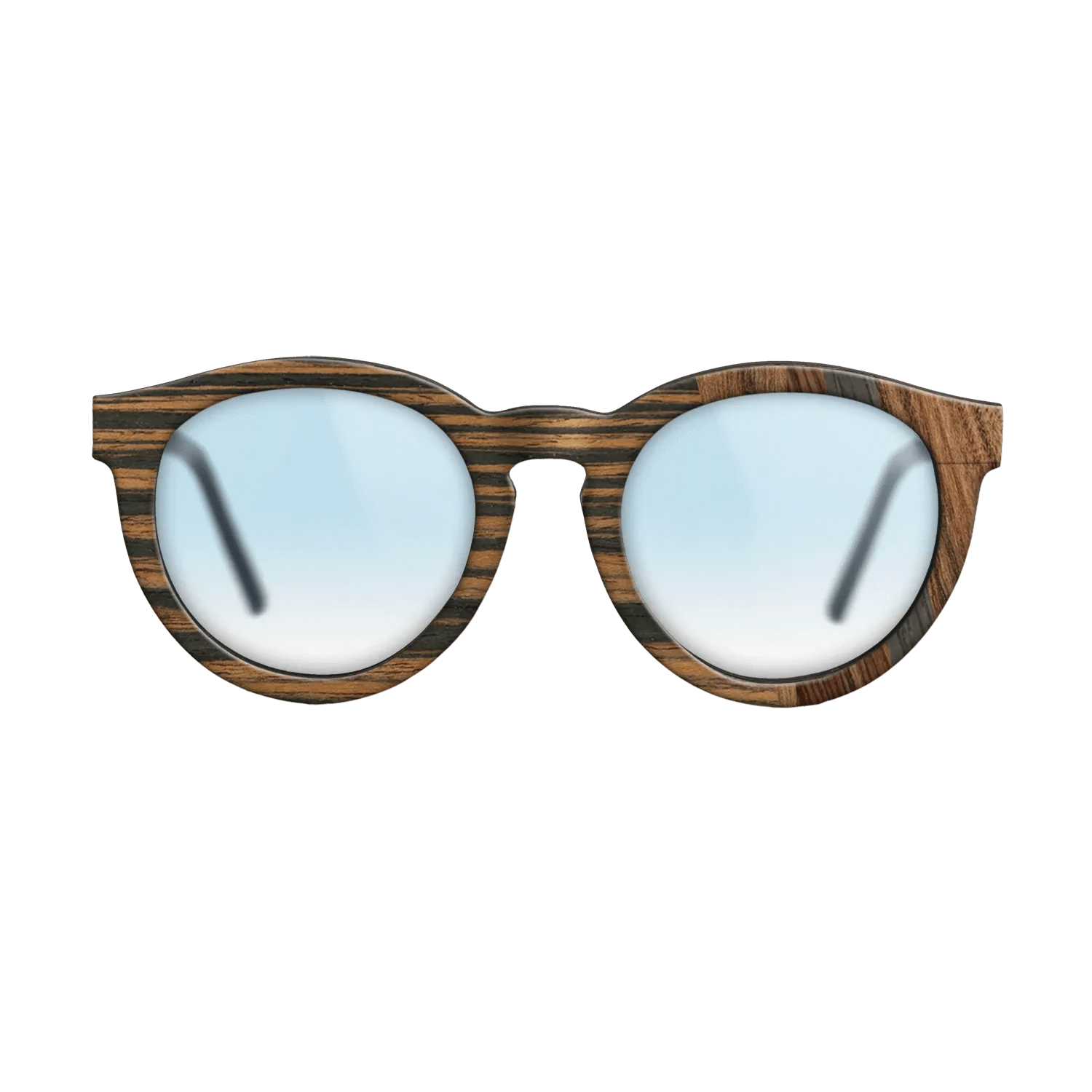 Walnut: Straight Grain,Italian Ebony,Santos Rosewood Dark,Rosewood Reconstituted: Fractal - The Rebel - Round - 870 - SIRIS wood optic