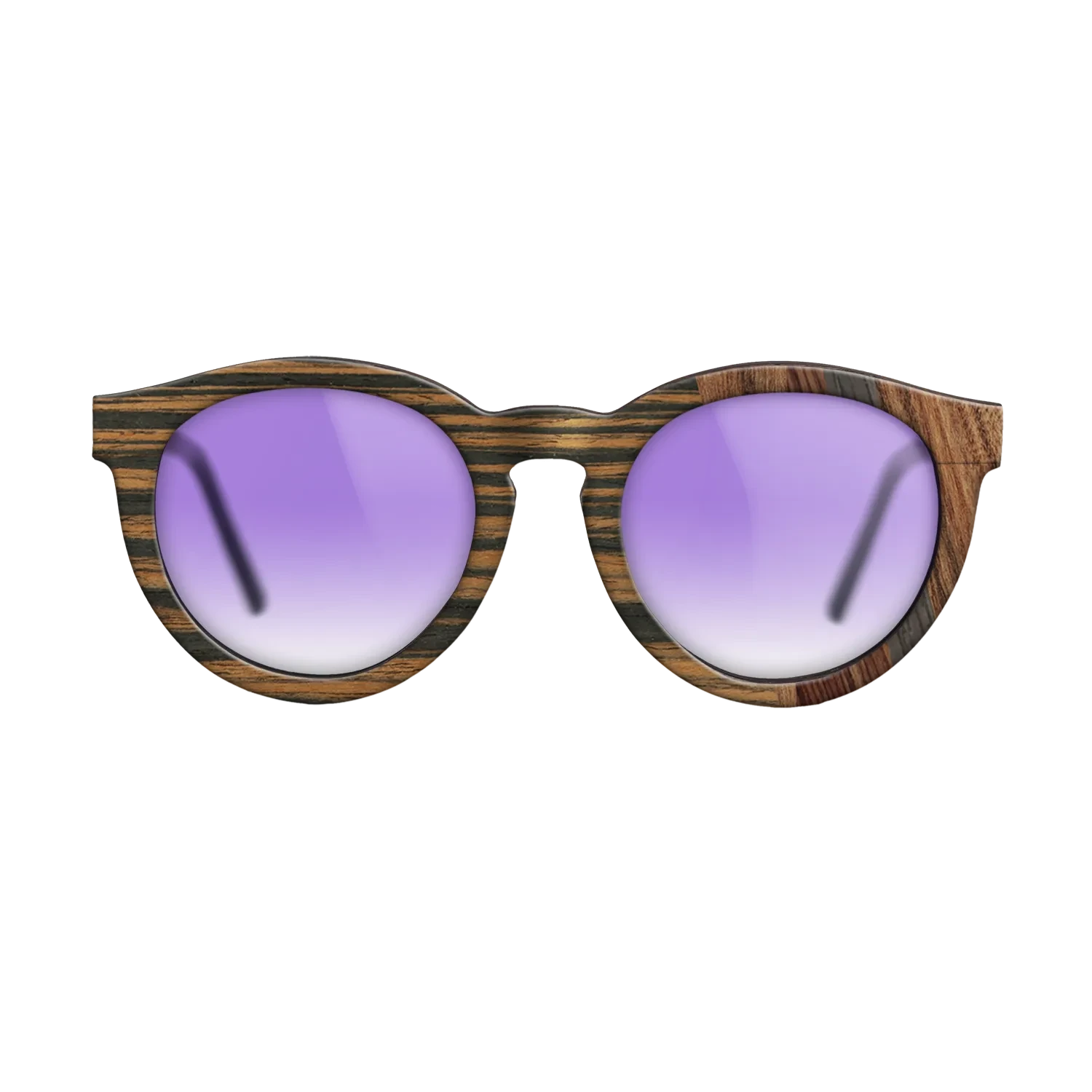 Walnut: Straight Grain,Italian Ebony,Santos Rosewood Dark,Rosewood Reconstituted: Fractal - The Rebel - Round - 870 - SIRIS wood optic