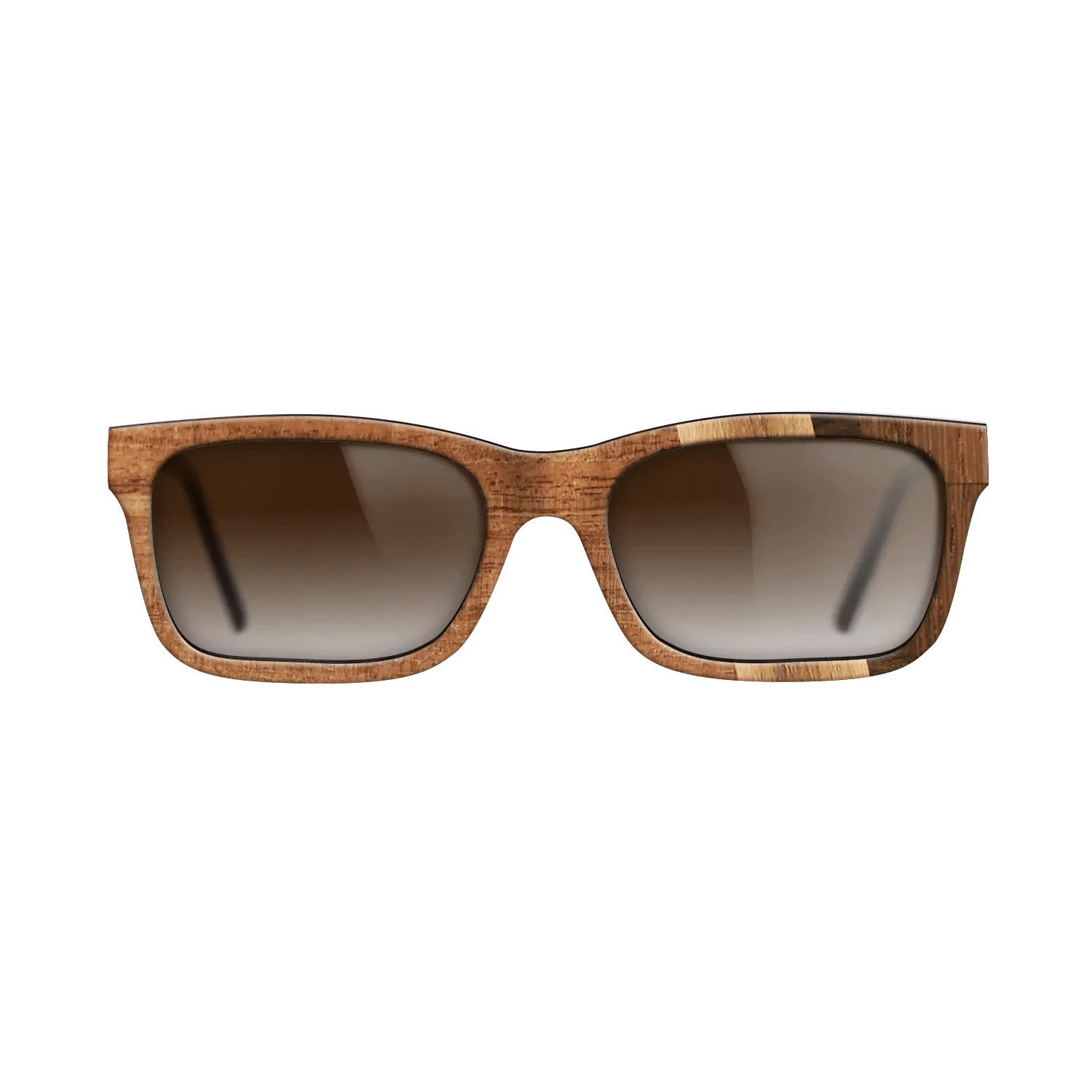 Koa,Wenge,Ziricote Dark Quartered,Fumed Oak,Royal White Ebony: Fractal - The Sage - Rectangle - 1100 - SIRIS wood optic