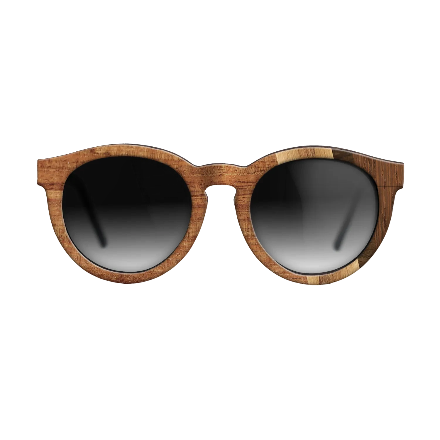 Koa,Wenge,Ziricote Dark Quartered,Fumed Oak,Royal White Ebony: Fractal - The Rebel - Round - 1100 - SIRIS wood optic