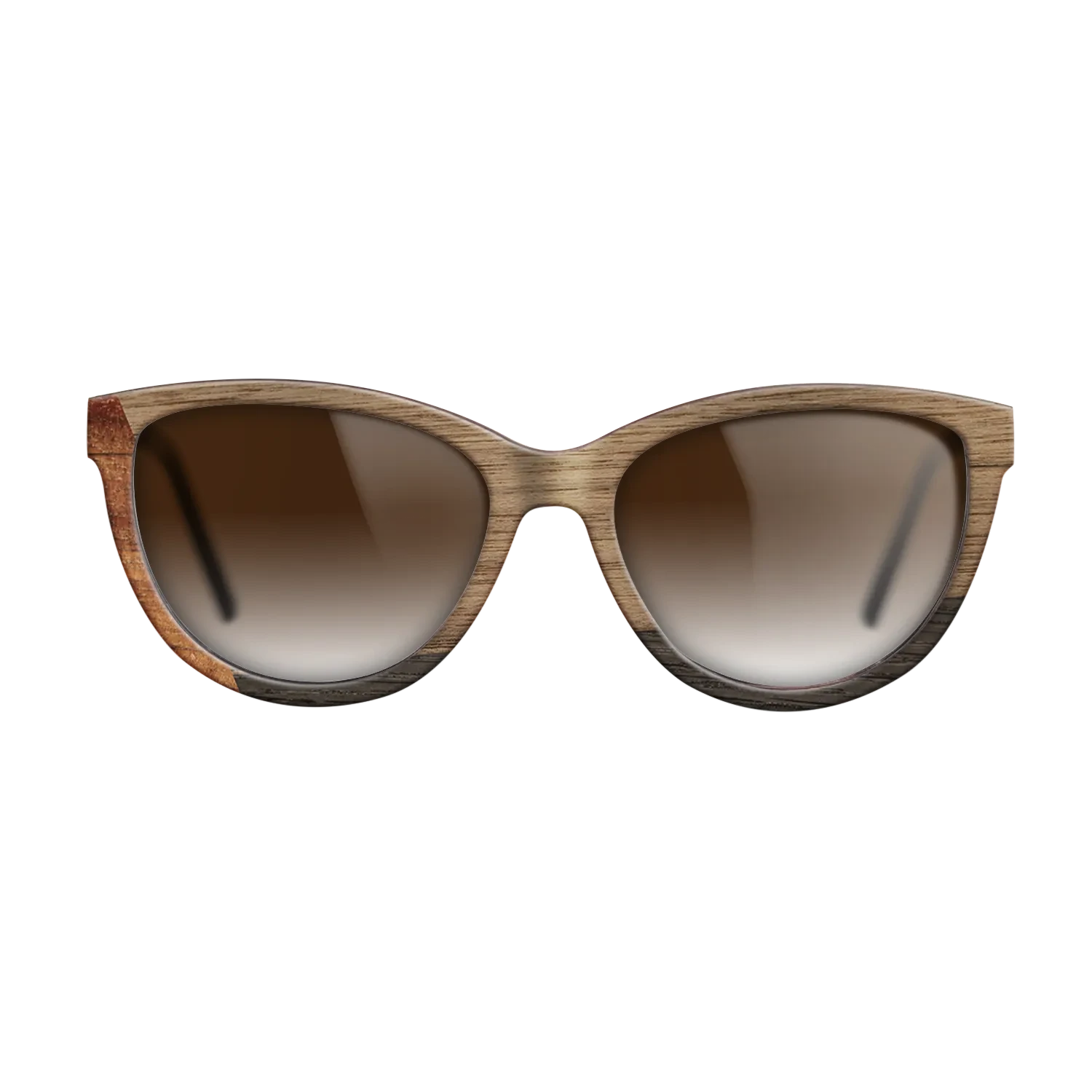 Koa,Walnut: Straight Grain,Fumed Oak: Angle Cut - The Maiden - Cat - 1352 - SIRIS wood optic