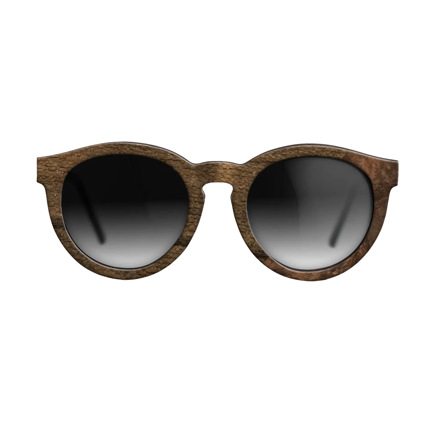 Italian Ebony,Ziricote Dark Quartered,Walnut Burl: Angle Cut - The Rebel - Round - 1216 - SIRIS wood optic