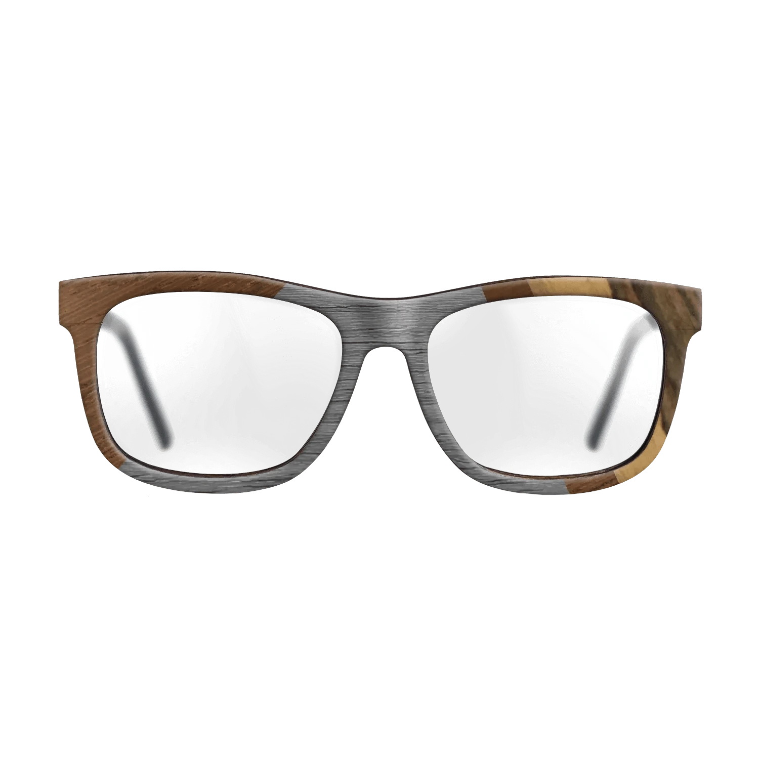 Walnut: Straight Grain,Poplar Dyed: Grey,Wenge,Ziricote Dark Quartered,Royal White Ebony: Angle Cut - The Hero - Square - 990 - SIRIS wood optic