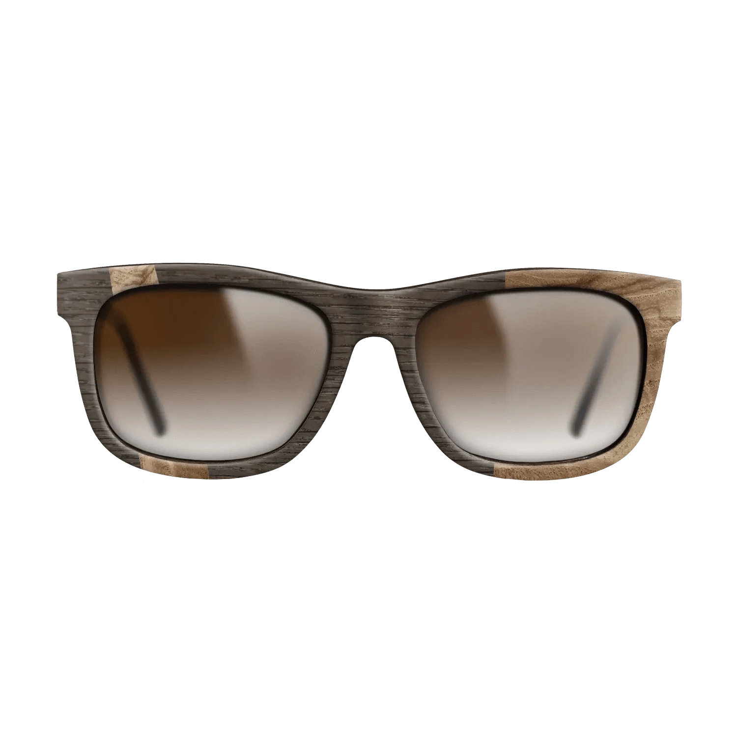 Olive Burl,Fumed Oak: Wedge - The Hero - Square - 1967 - SIRIS wood optic