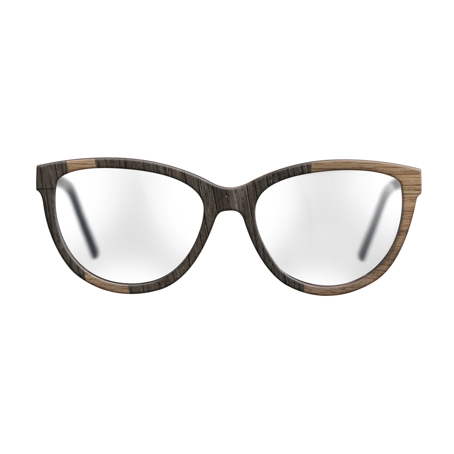 Walnut: Straight Grain,Fumed Oak: Wedge - The Maiden - Cat - 1951 - SIRIS wood optic