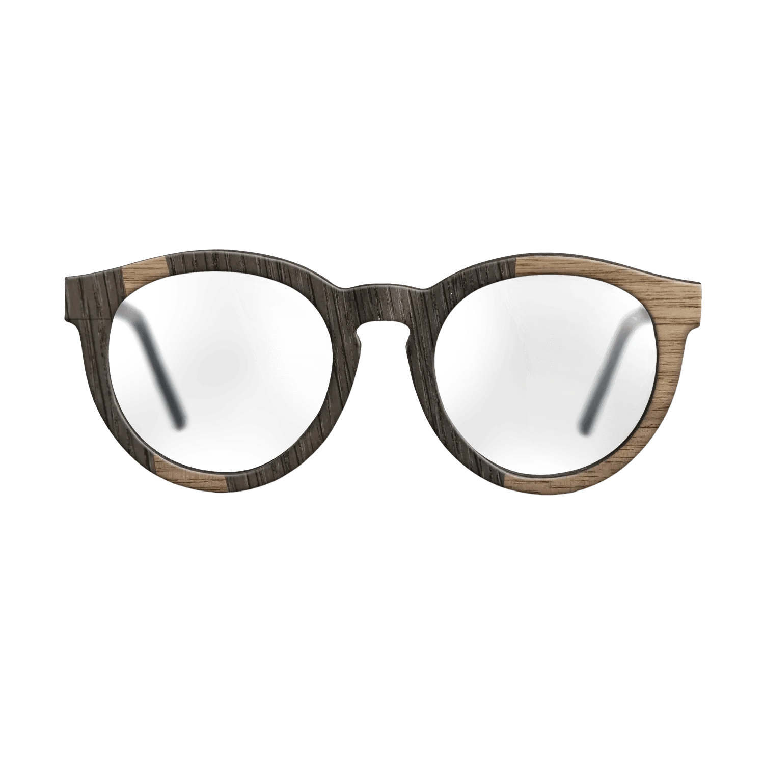 Walnut: Straight Grain,Fumed Oak: Wedge - The Rebel - Round - 1951 - SIRIS wood optic