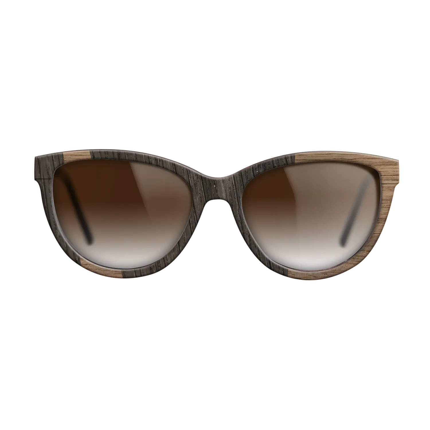 Walnut: Straight Grain,Fumed Oak: Wedge - The Maiden - Cat - 1951 - SIRIS wood optic