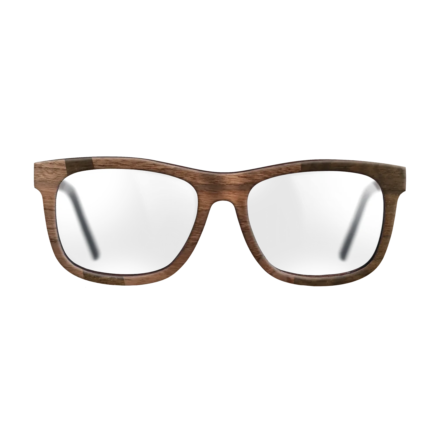 Ziricote Dark Quartered,Walnut Claro Dark: Wedge - The Hero - Square - 1308 - SIRIS wood optic