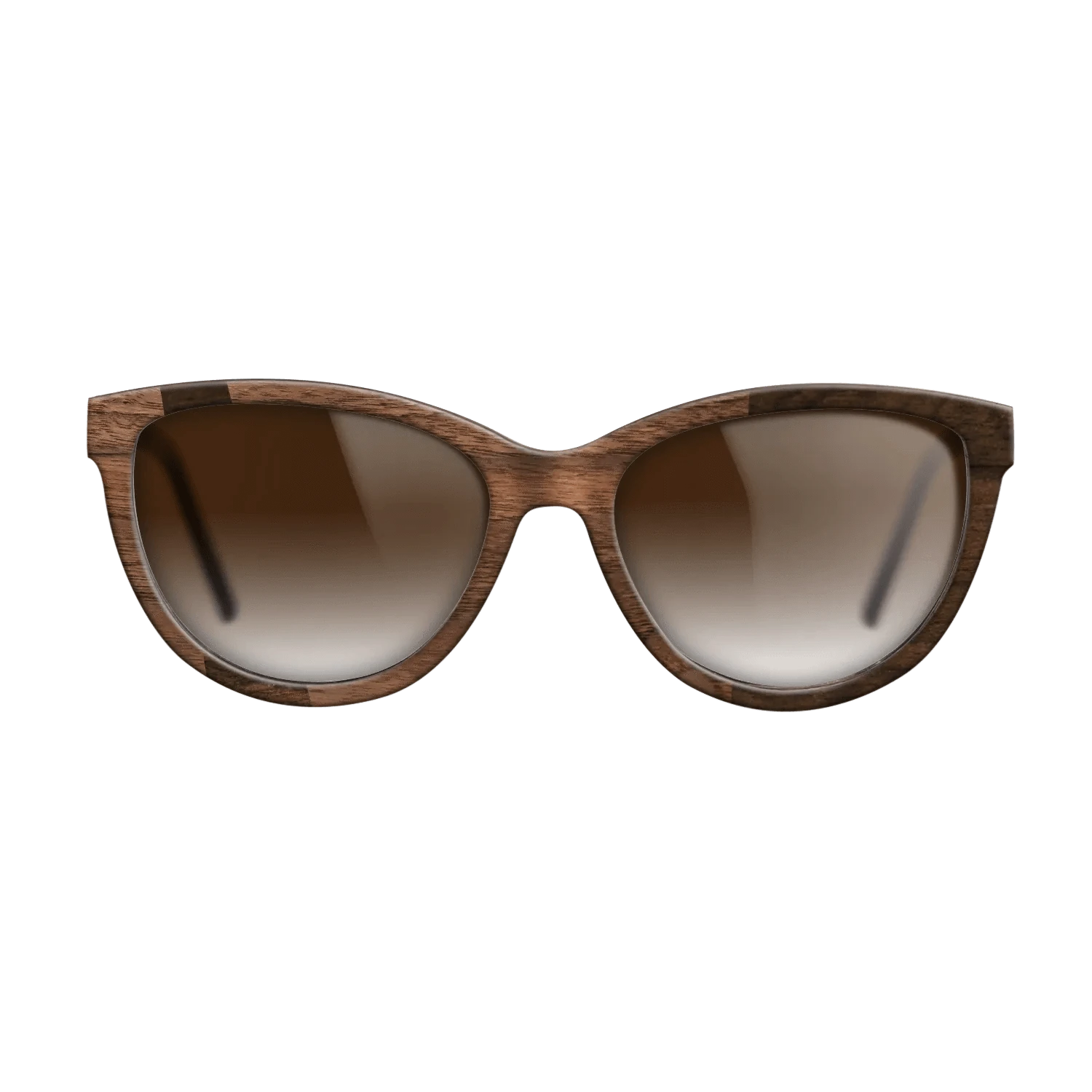 Ziricote Dark Quartered,Walnut Claro Dark: Wedge - The Maiden - Cat - 1308 - SIRIS wood optic