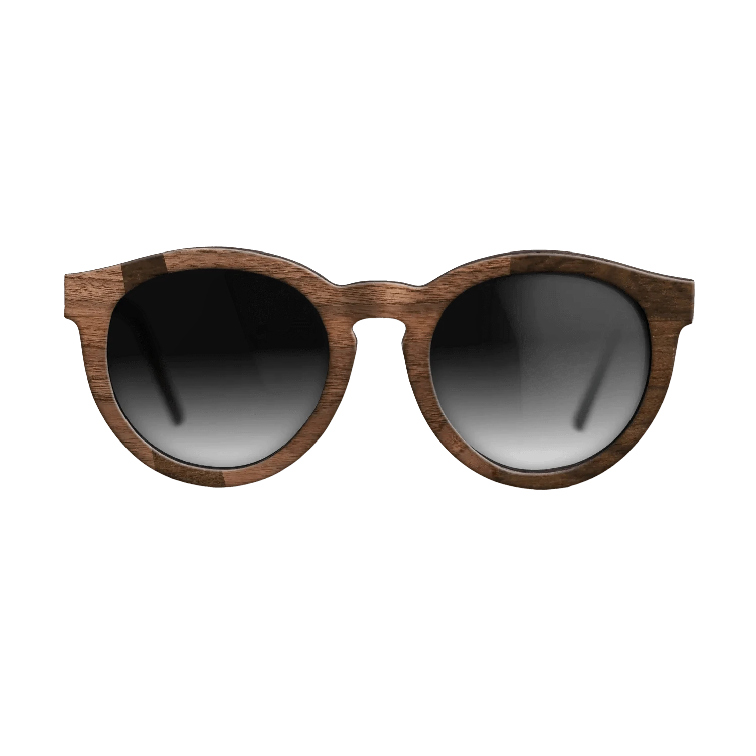 Ziricote Dark Quartered,Walnut Claro Dark: Wedge - The Rebel - Round - 1308 - SIRIS wood optic