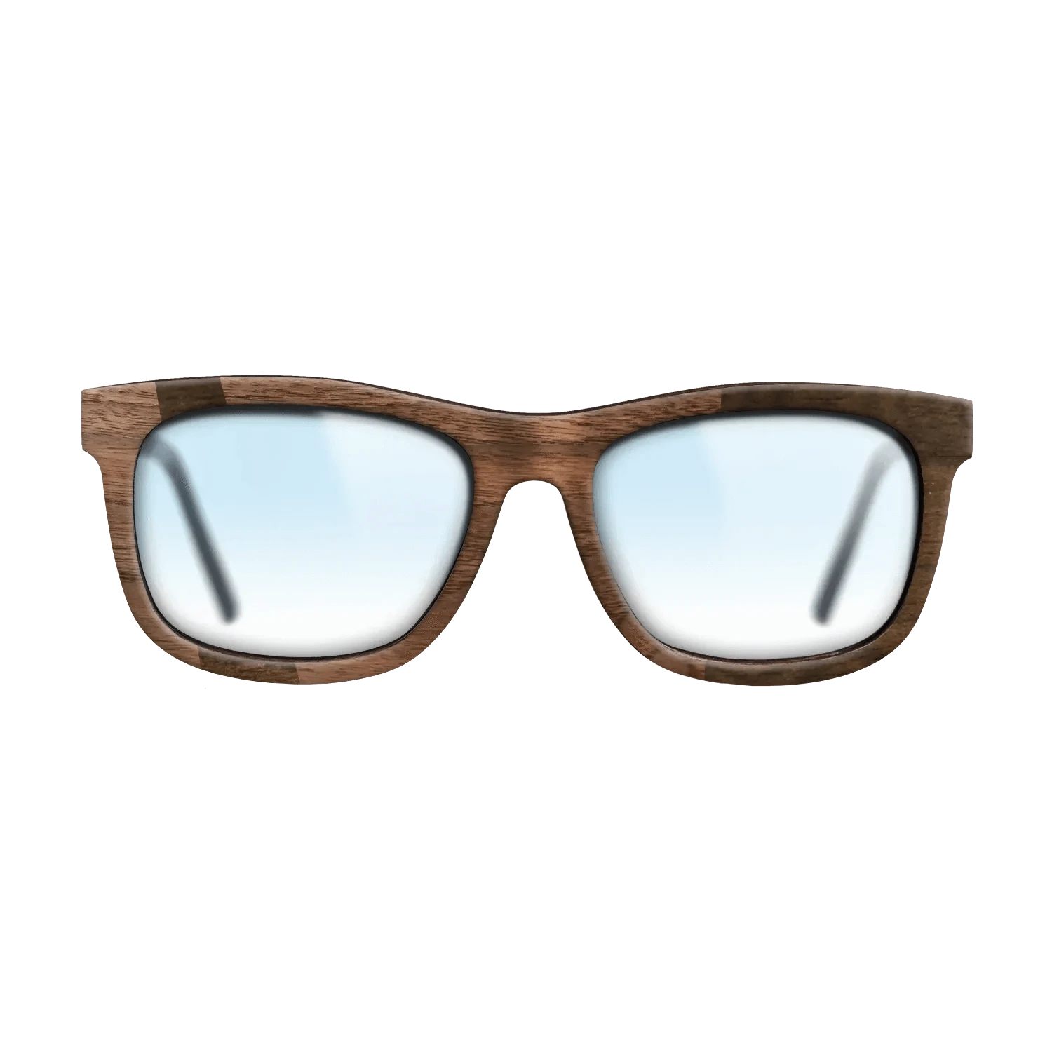 Ziricote Dark Quartered,Walnut Claro Dark: Wedge - The Hero - Square - 1308 - SIRIS wood optic