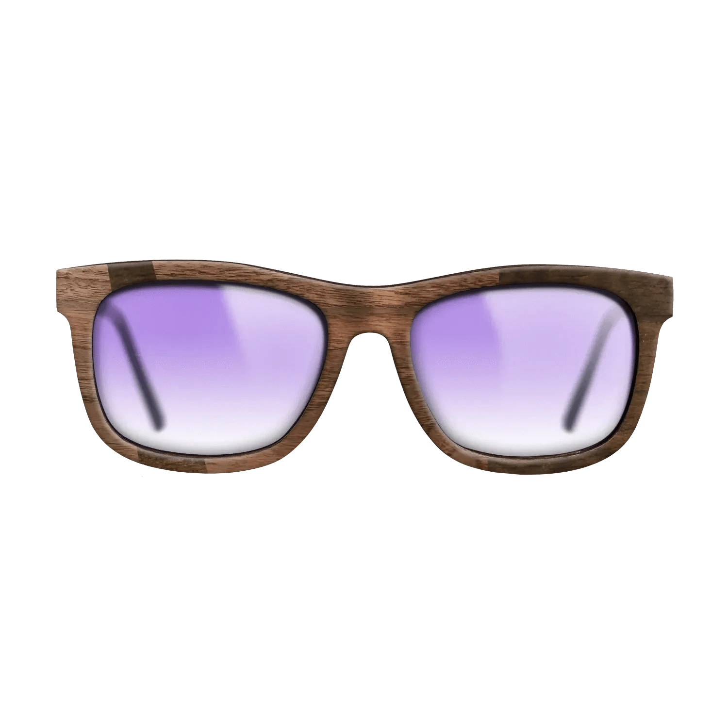 Ziricote Dark Quartered,Walnut Claro Dark: Wedge - The Hero - Square - 1308 - SIRIS wood optic