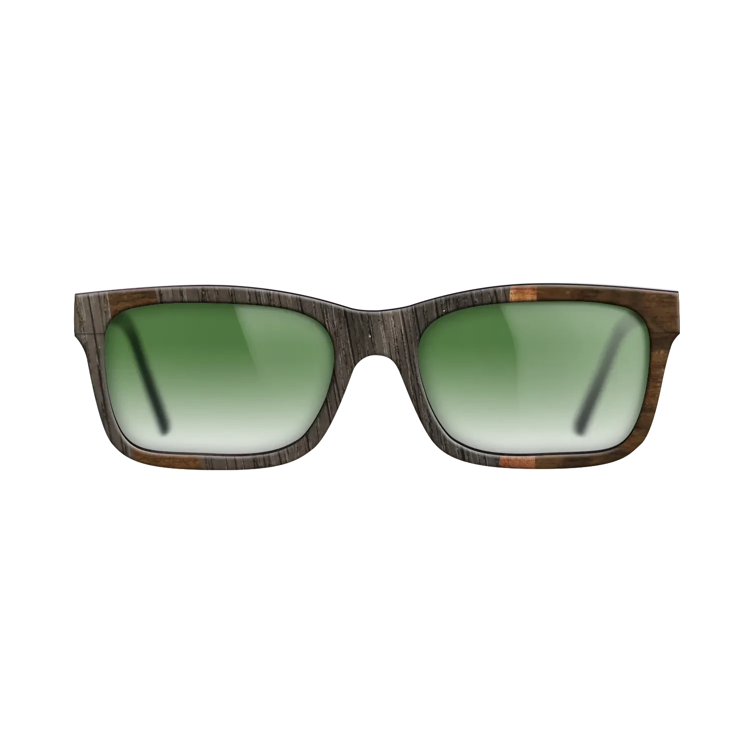 Ziricote Dark Quartered,Koa,Fumed Oak: Wedge - The Sage - Rectangle - 904 - SIRIS wood optic