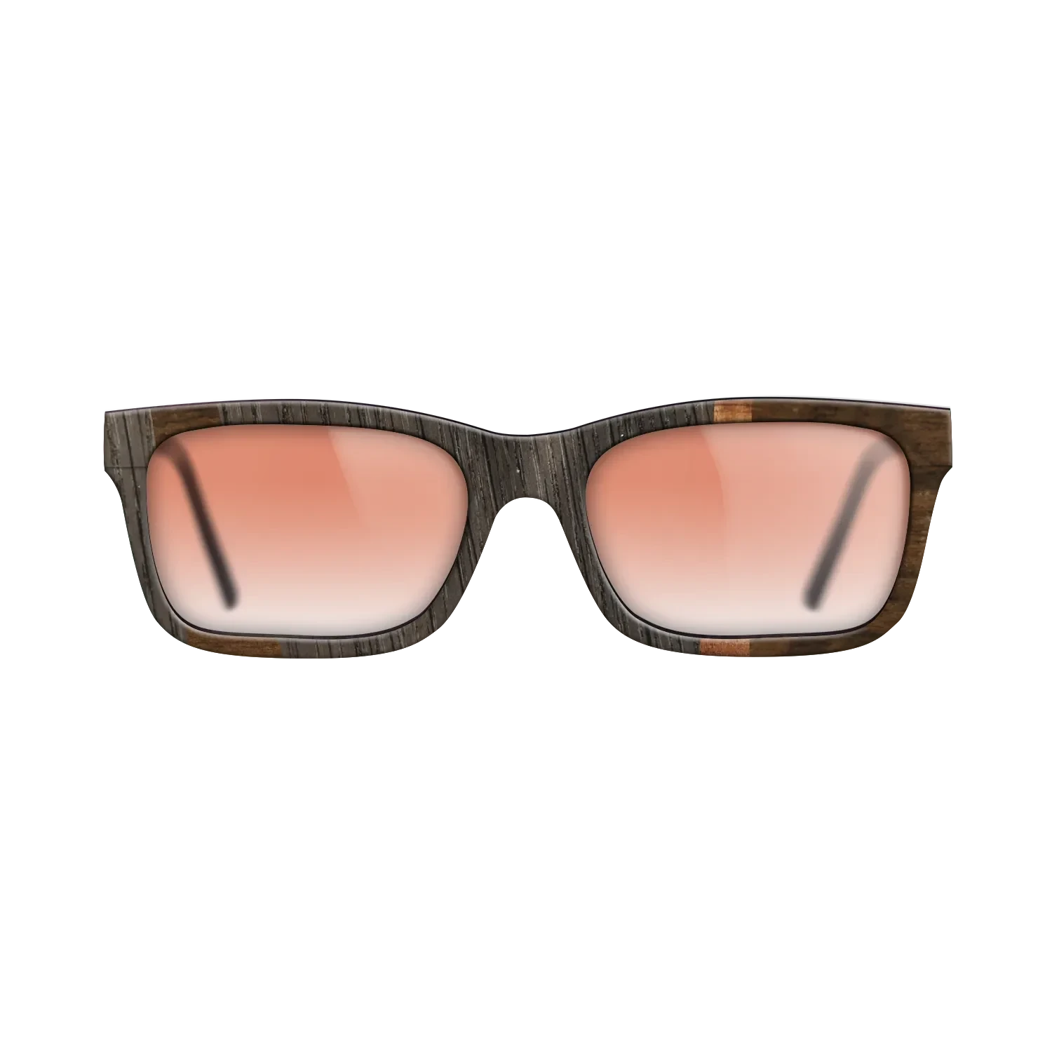 Ziricote Dark Quartered,Koa,Fumed Oak: Wedge - The Sage - Rectangle - 904 - SIRIS wood optic