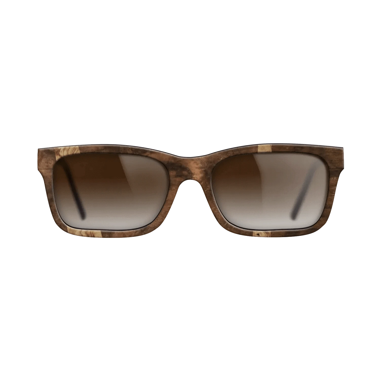 Ziricote Dark Quartered,Walnut Burl,Olive Burl: Wedge - The Sage - Rectangle - 1255 - SIRIS wood optic