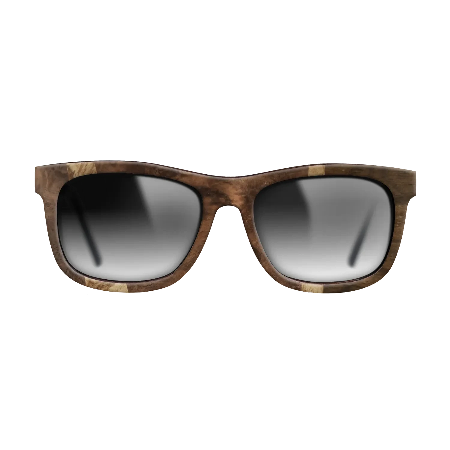 Ziricote Dark Quartered,Walnut Burl,Olive Burl: Wedge - The Hero - Square - 1255 - SIRIS wood optic