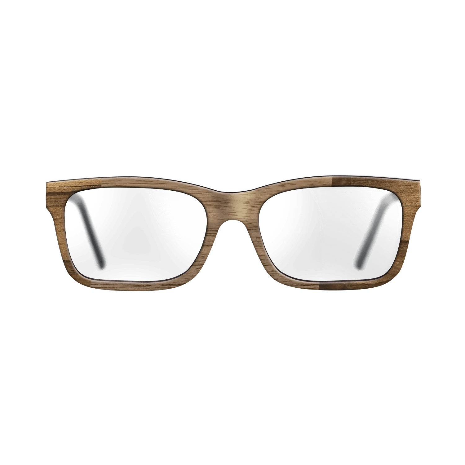 Walnut: Straight Grain,Ziricote Light Quartered,Walnut Burl: Wedge - The Sage - Rectangle - 817 - SIRIS wood optic