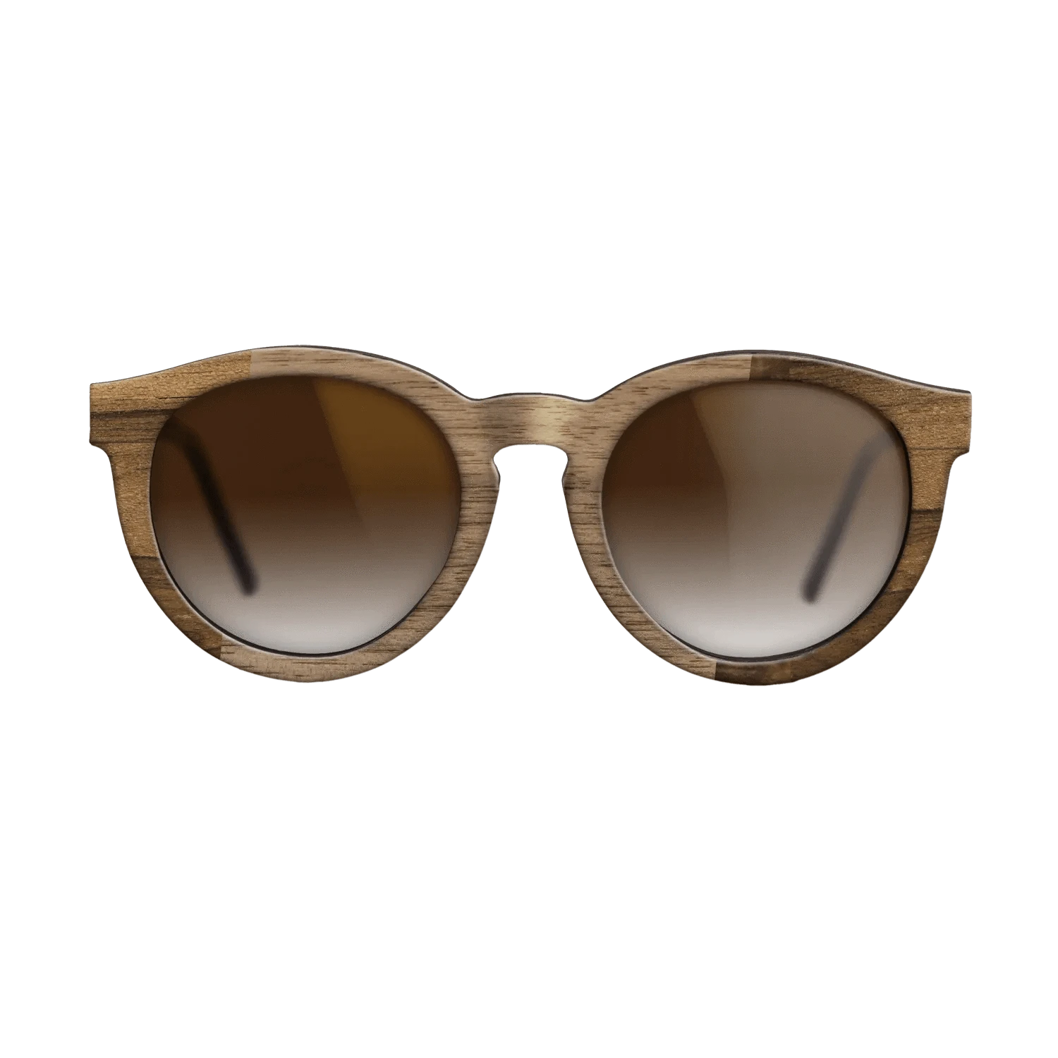 Walnut: Straight Grain,Ziricote Light Quartered,Walnut Burl: Wedge - The Rebel - Round - 817 - SIRIS wood optic