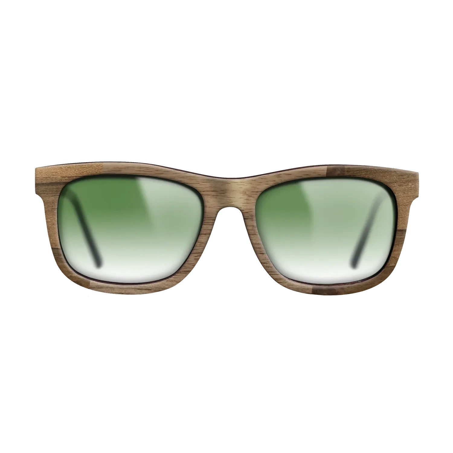 Walnut: Straight Grain,Ziricote Light Quartered,Walnut Burl: Wedge - The Hero - Square - 817 - SIRIS wood optic