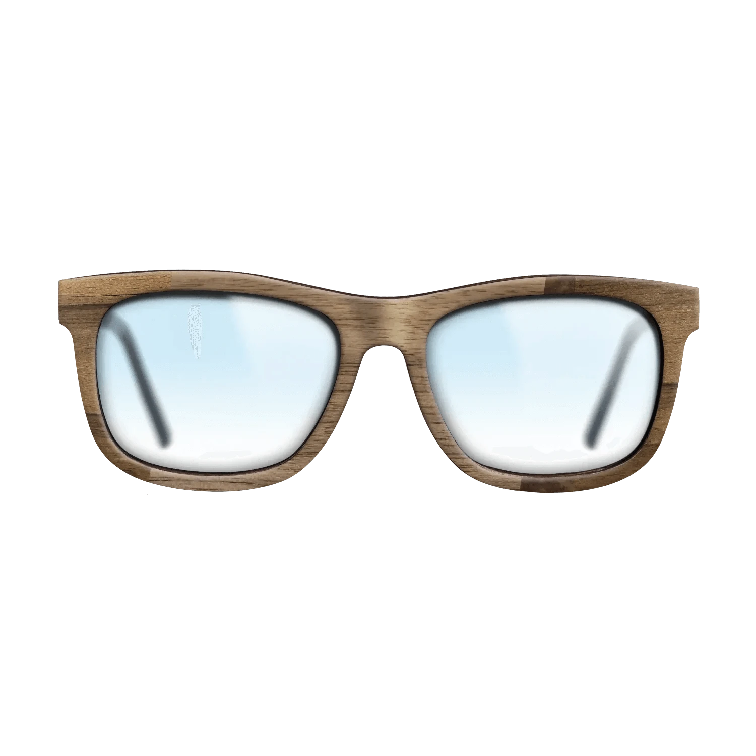 Walnut: Straight Grain,Ziricote Light Quartered,Walnut Burl: Wedge - The Hero - Square - 817 - SIRIS wood optic