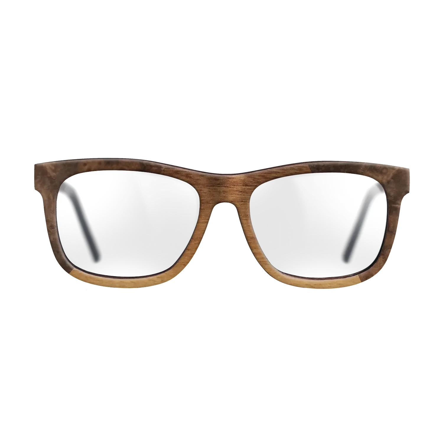 Walnut Claro Light,Walnut Burl: Angle Cut - The Hero - Square - 1555 - SIRIS wood optic