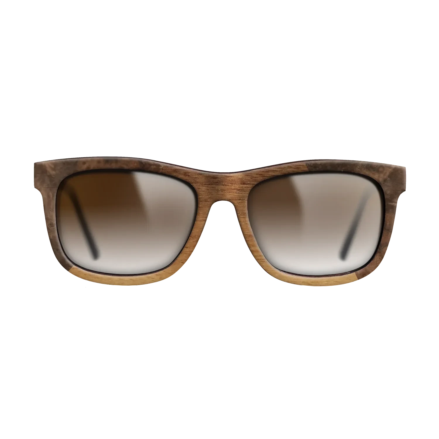 Walnut Claro Light,Walnut Burl: Angle Cut - The Hero - Square - 1555 - SIRIS wood optic