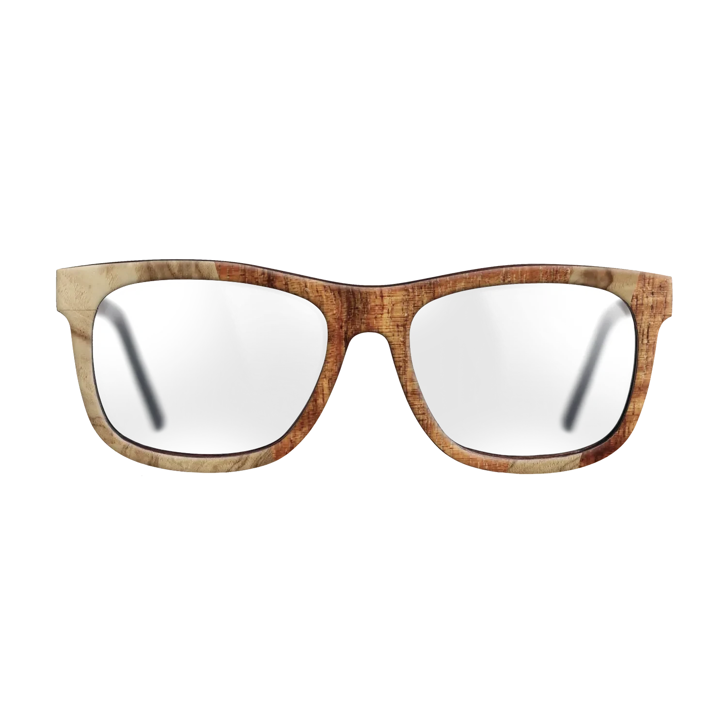 Walnut Burl,Koa,Olive Burl: Angle Cut - The Hero - Square - 1435 - SIRIS wood optic