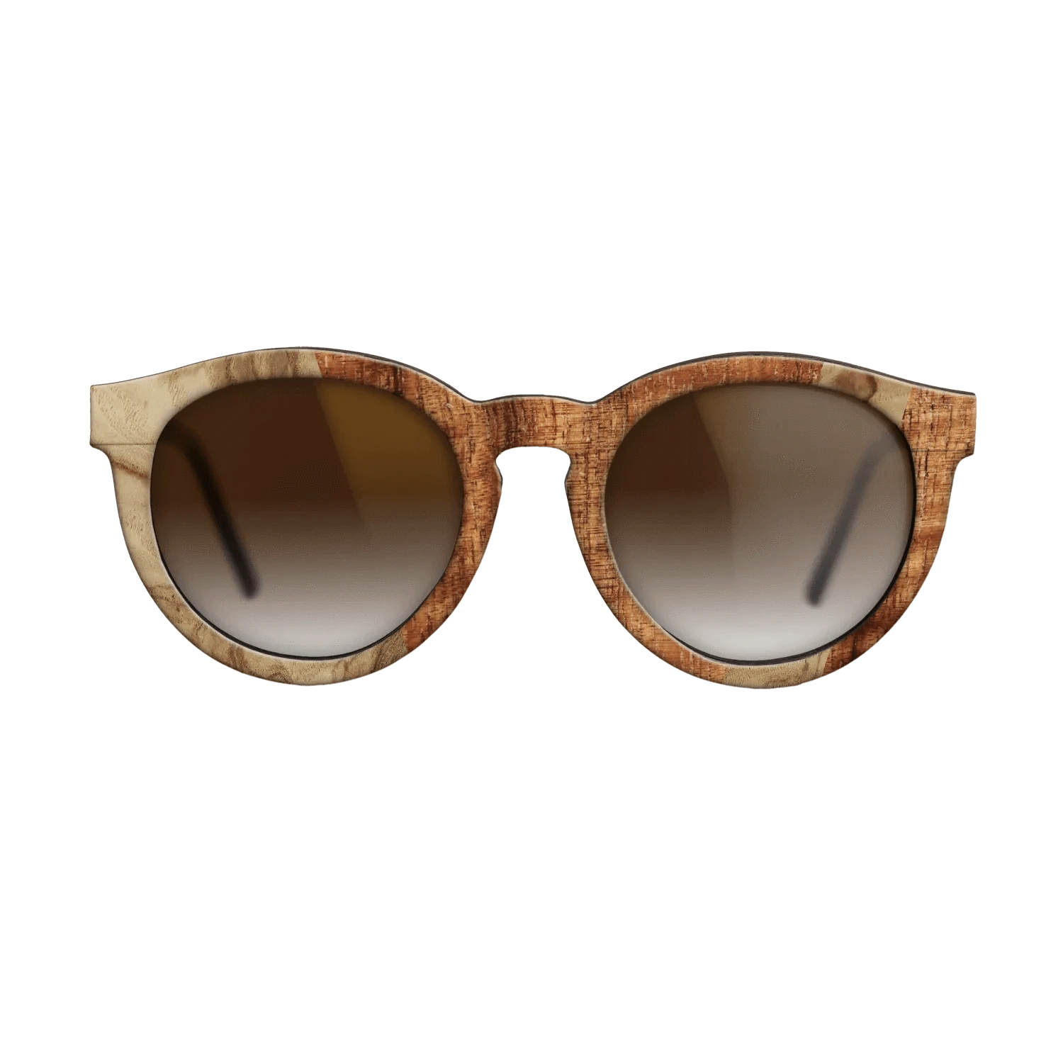 Walnut Burl,Koa,Olive Burl: Angle Cut - The Rebel - Round - 1435 - SIRIS wood optic