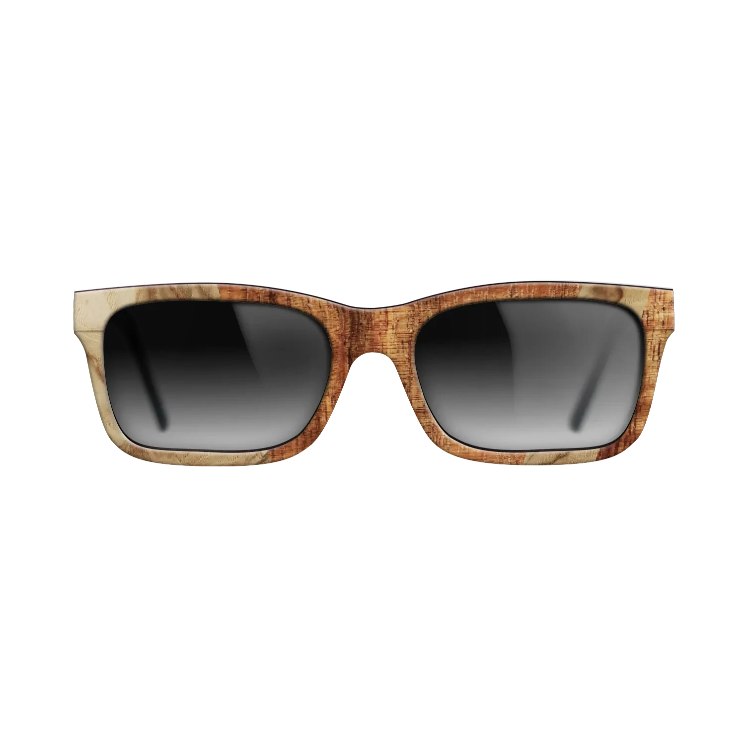 Walnut Burl,Koa,Olive Burl: Angle Cut - The Sage - Rectangle - 1435 - SIRIS wood optic