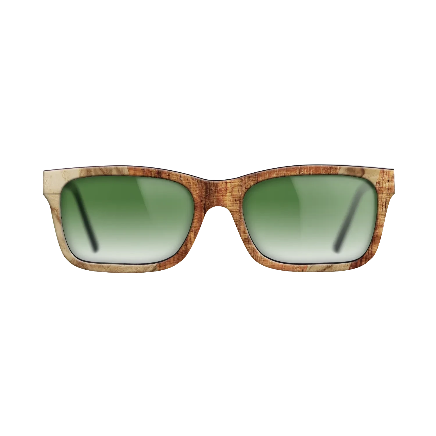 Walnut Burl,Koa,Olive Burl: Angle Cut - The Sage - Rectangle - 1435 - SIRIS wood optic