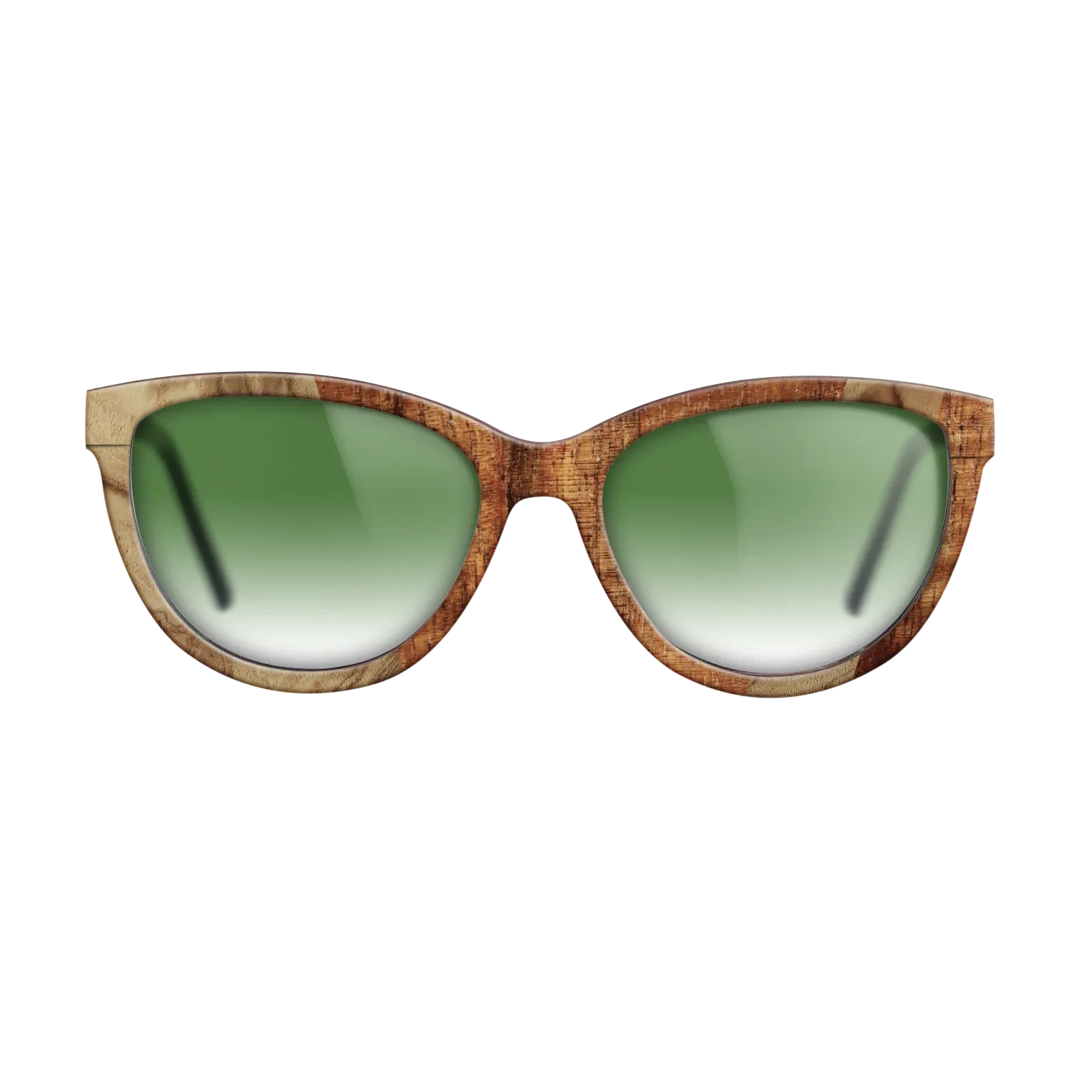 Walnut Burl,Koa,Olive Burl: Angle Cut - The Maiden - Cat - 1435 - SIRIS wood optic