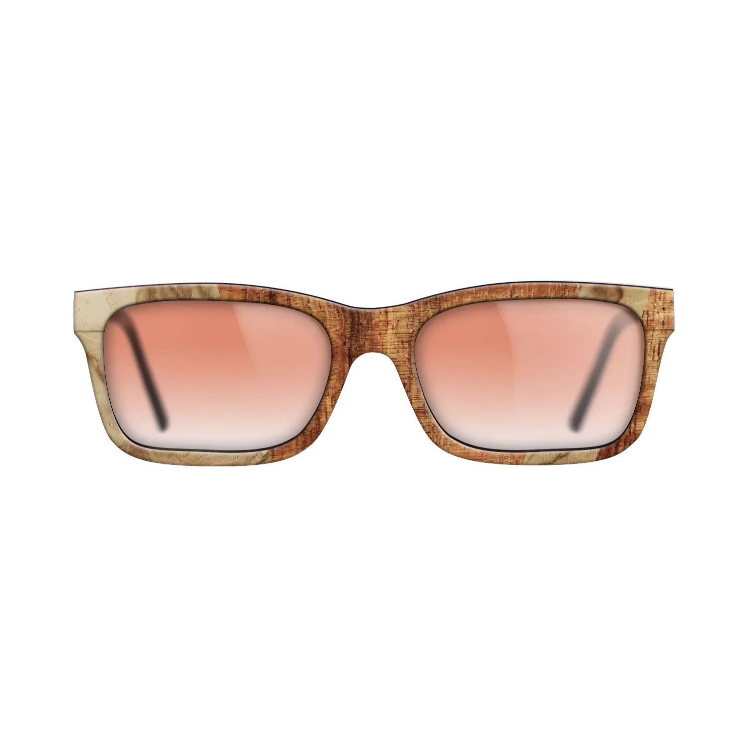 Walnut Burl,Koa,Olive Burl: Angle Cut - The Sage - Rectangle - 1435 - SIRIS wood optic