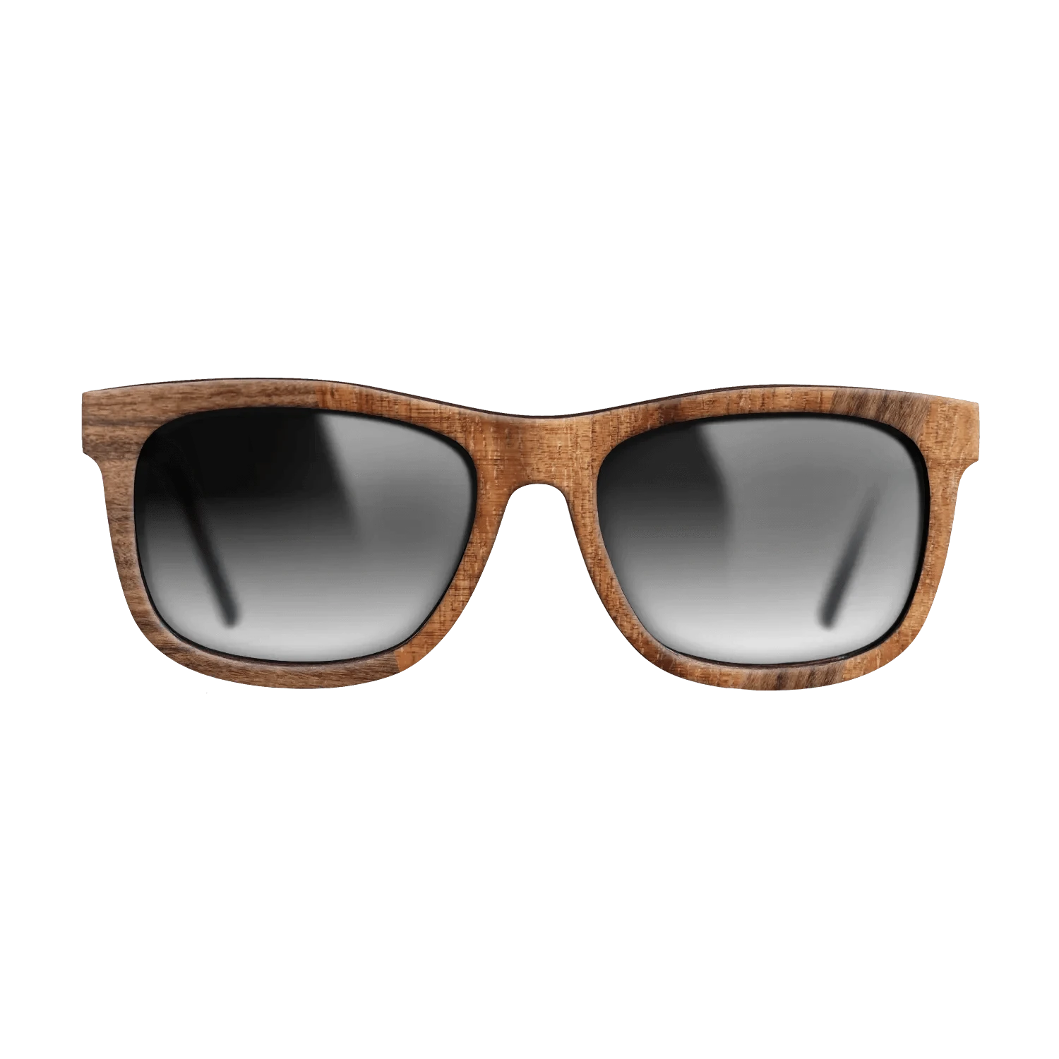 Santos Rosewood Dark,Koa: Angle Cut - The Hero - Square - 1665 - SIRIS wood optic