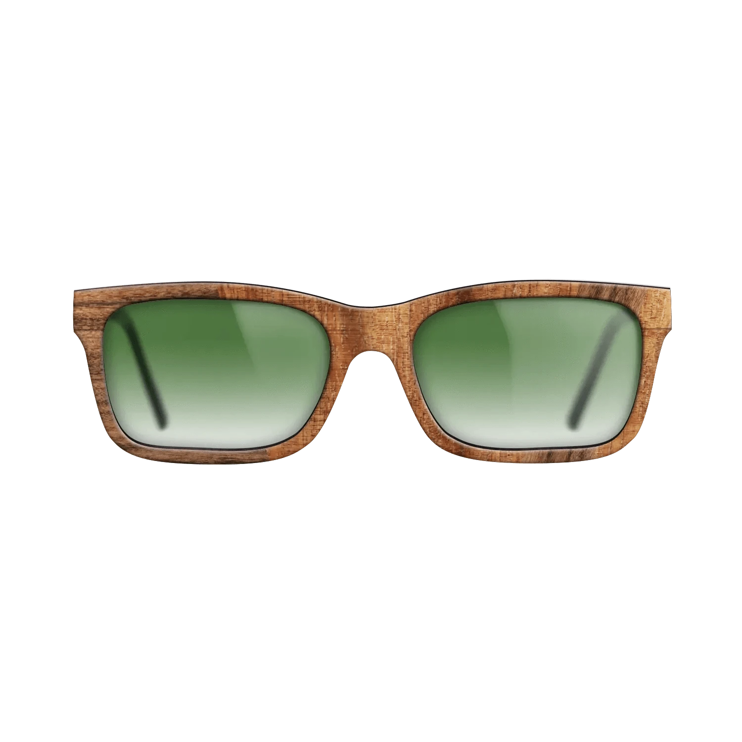 Santos Rosewood Dark,Koa: Angle Cut - The Sage - Rectangle - 1665 - SIRIS wood optic