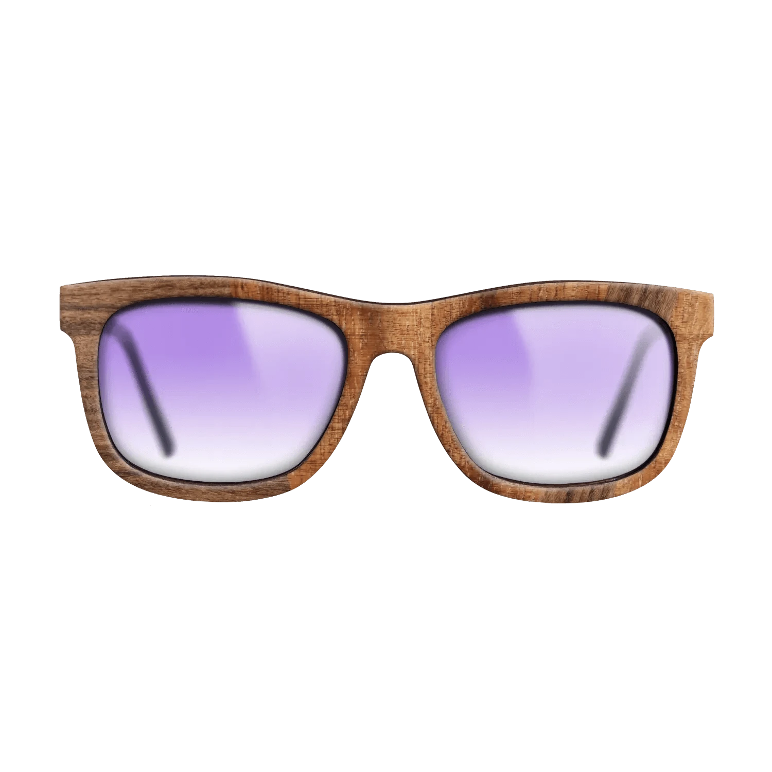 Santos Rosewood Dark,Koa: Angle Cut - The Hero - Square - 1665 - SIRIS wood optic