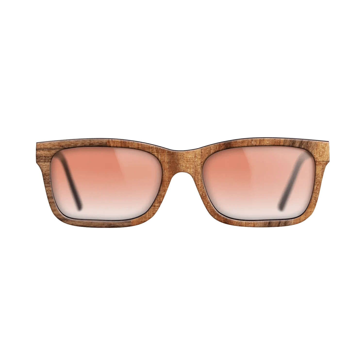 Santos Rosewood Dark,Koa: Angle Cut - The Sage - Rectangle - 1665 - SIRIS wood optic