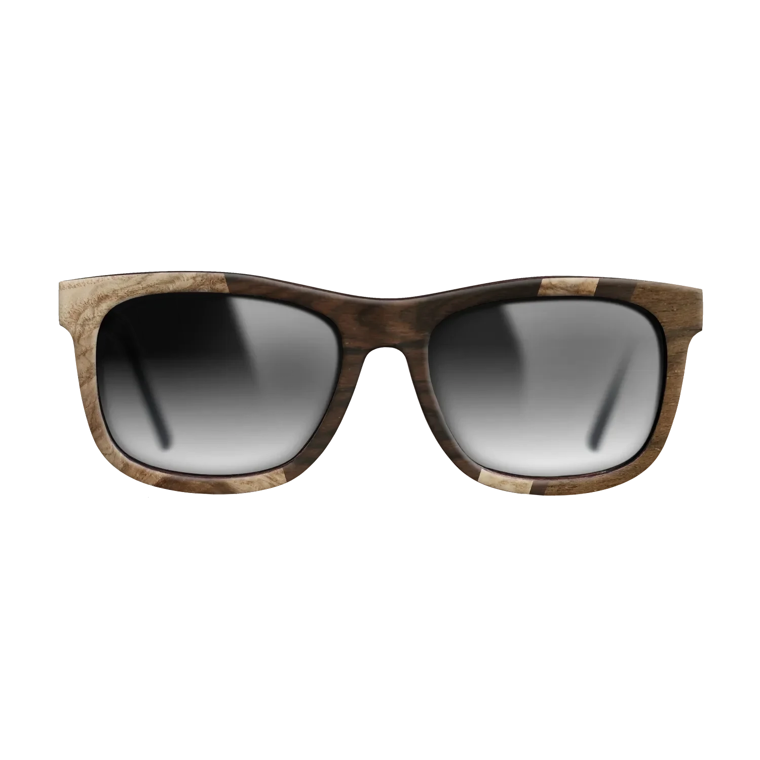 Ziricote Light Quartered,Ziricote Dark Quartered,Olive Burl,Walnut: Straight Grain: Angle Cut - The Hero - Square - 1737 - SIRIS wood optic