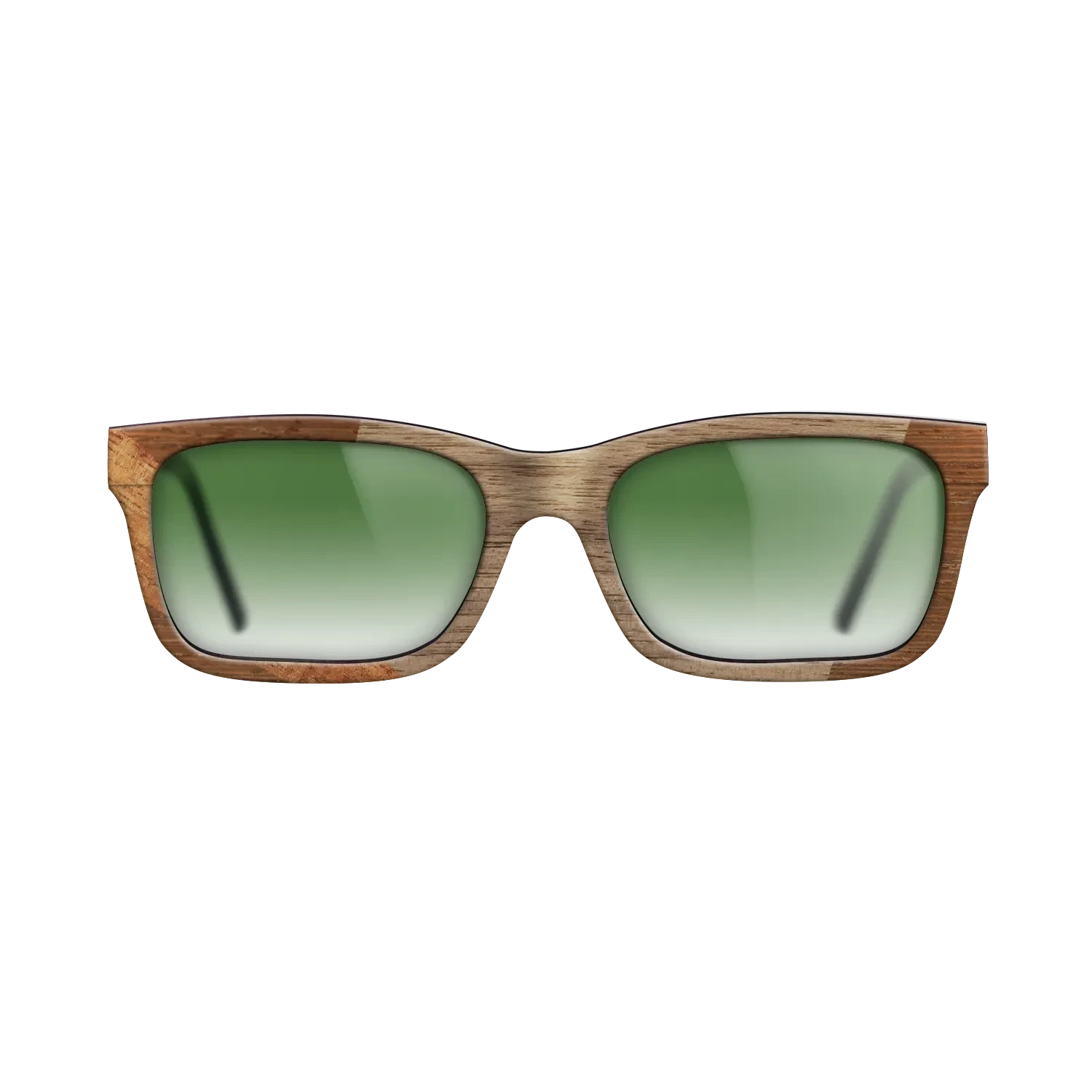 Koa,Walnut: Straight Grain,Wenge,Fumed Oak: Wedge - The Sage - Rectangle - 2038 - SIRIS wood optic