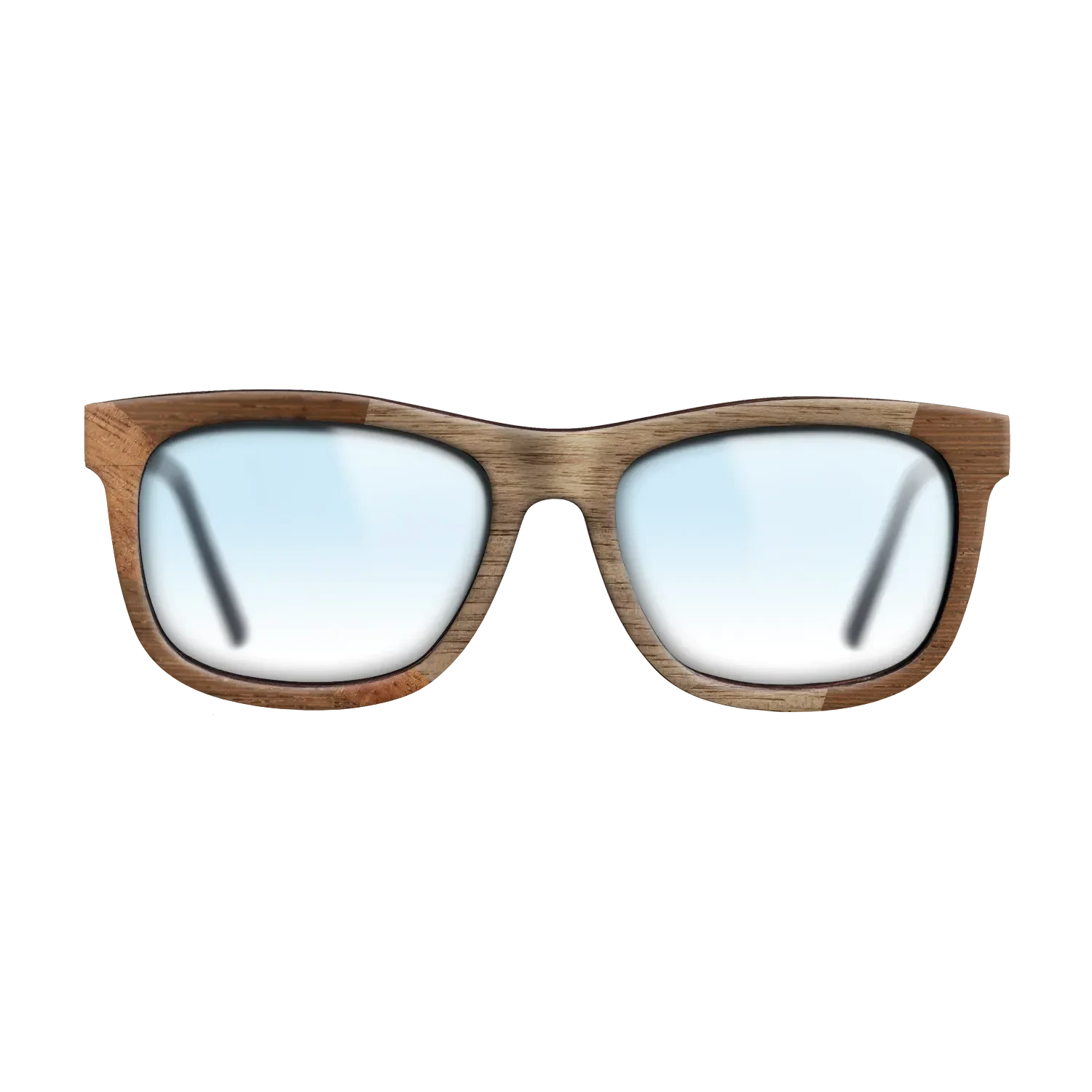 Koa,Walnut: Straight Grain,Wenge,Fumed Oak: Wedge - The Hero - Square - 2038 - SIRIS wood optic