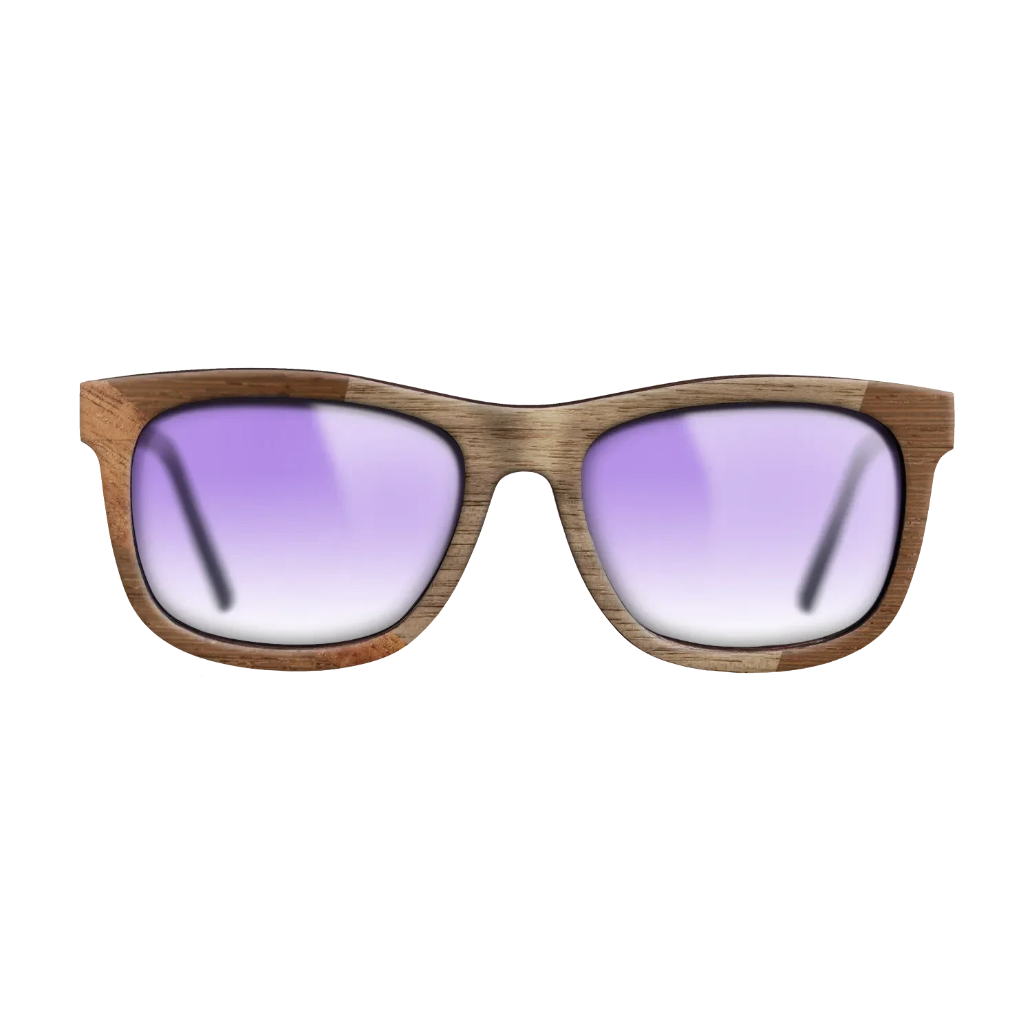 Koa,Walnut: Straight Grain,Wenge,Fumed Oak: Wedge - The Hero - Square - 2038 - SIRIS wood optic