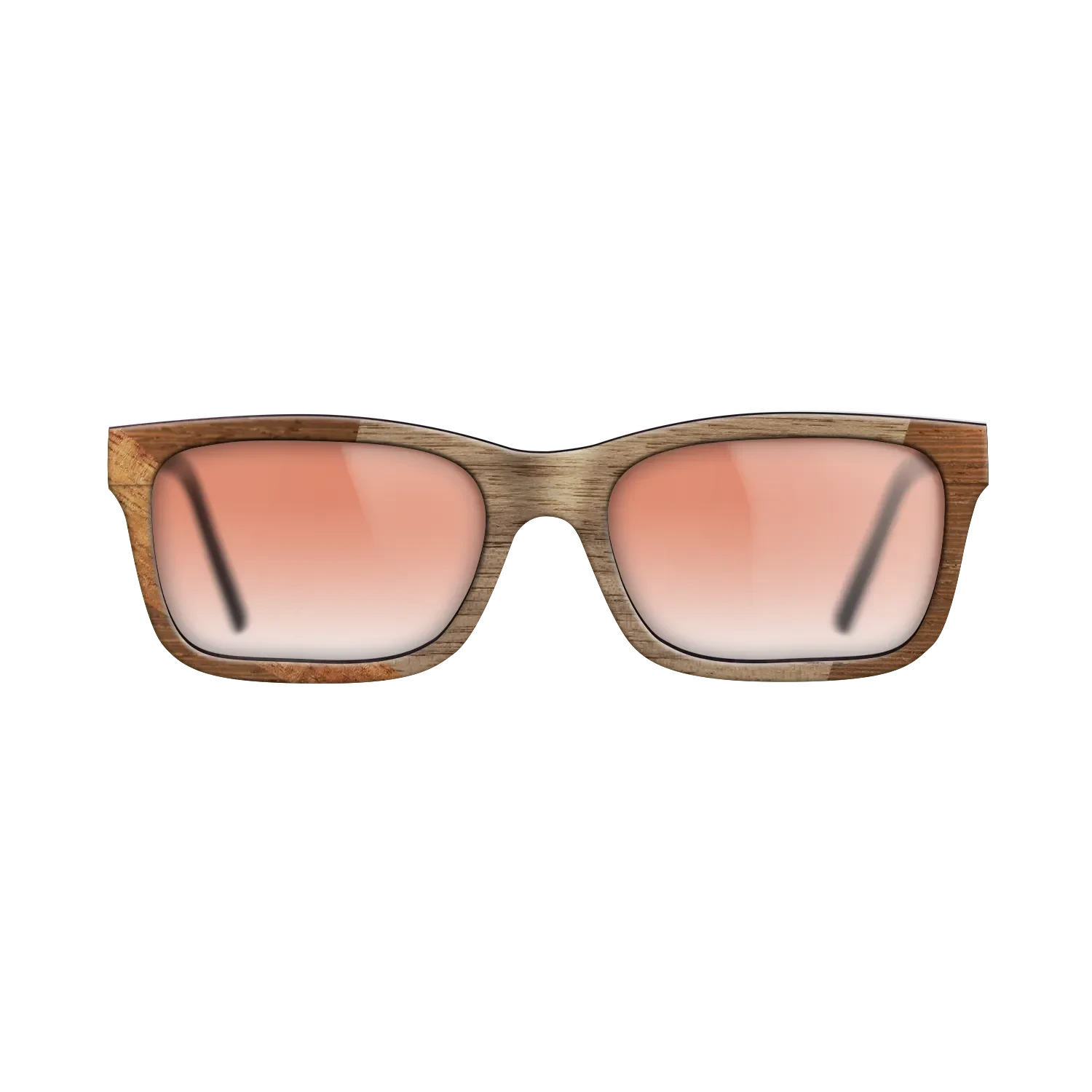 Koa,Walnut: Straight Grain,Wenge,Fumed Oak: Wedge - The Sage - Rectangle - 2038 - SIRIS wood optic