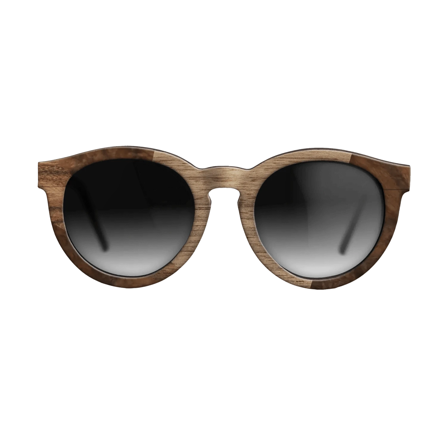 Santos Rosewood Dark,Walnut Burl,Walnut: Straight Grain: Wedge - The Rebel - Round - 1894 - SIRIS wood optic